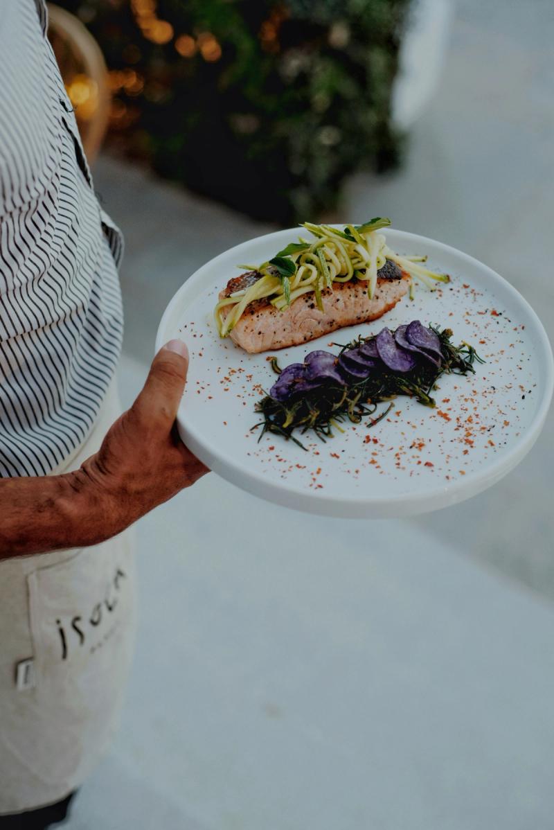 Plated food