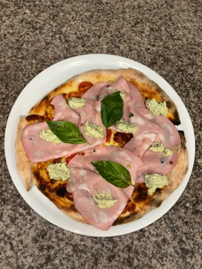 Mortadelle & Pesto de pistache