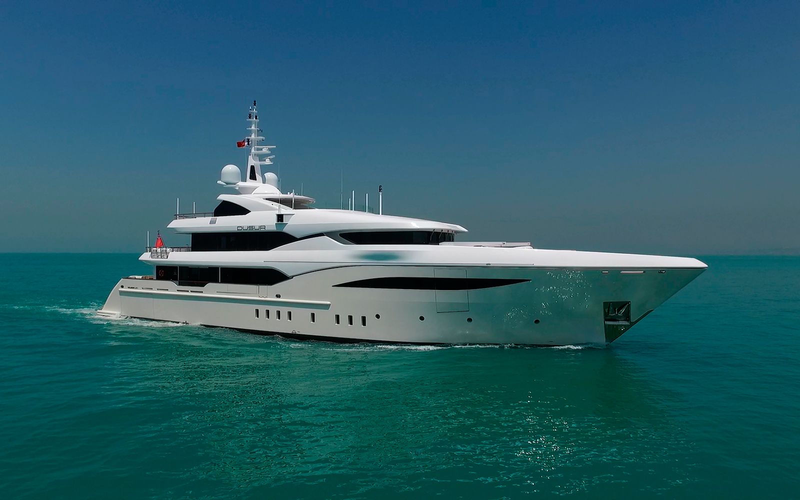 Dusur, 49.9m new build superyacht, built by Bilgin Yachts, designed by H2 Yacht Design — photograph 1