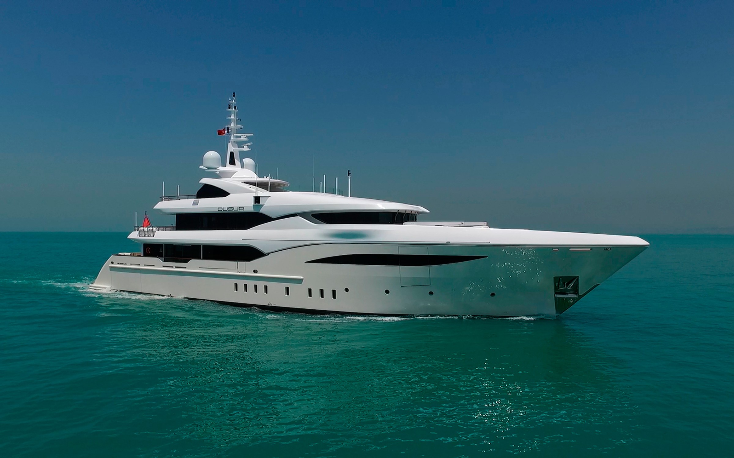 Dusur, 49.9m new build superyacht, built by Bilgin Yachts, designed by H2 Yacht Design — photograph 1
