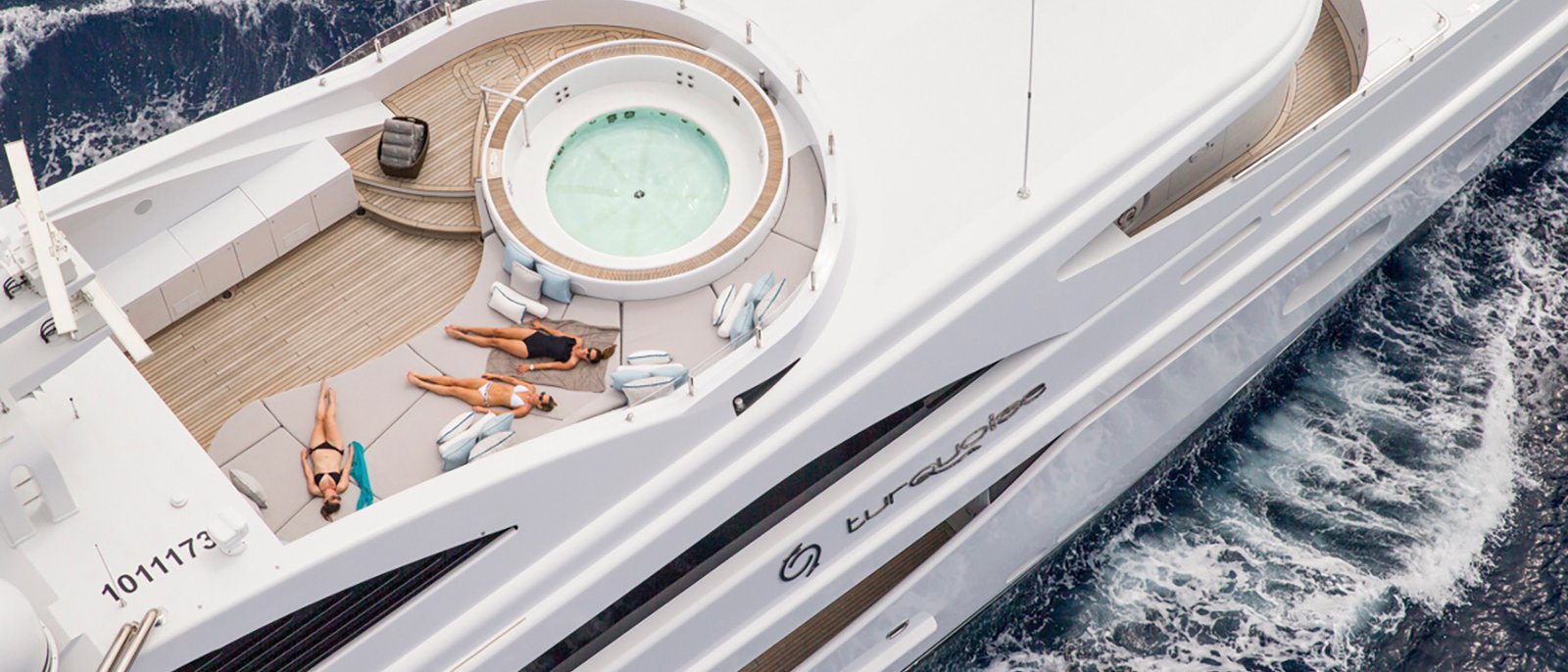 Turquoise, 55m superyacht refit, built by Amico, designed by H2 Yacht Design
