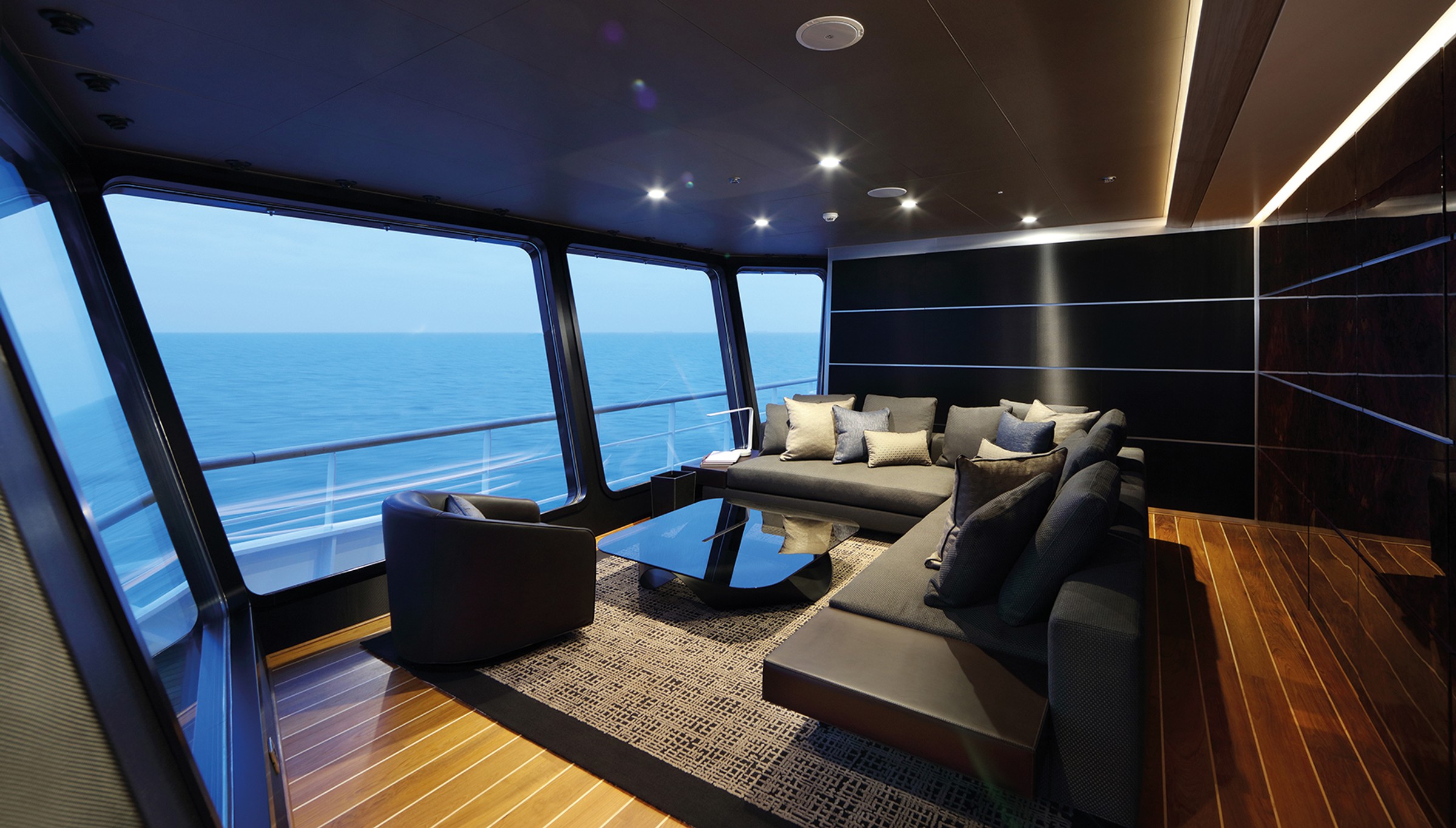 Andromeda, 107m new build superyacht, built by Kleven, designed by H2 Yacht Design — photograph 28