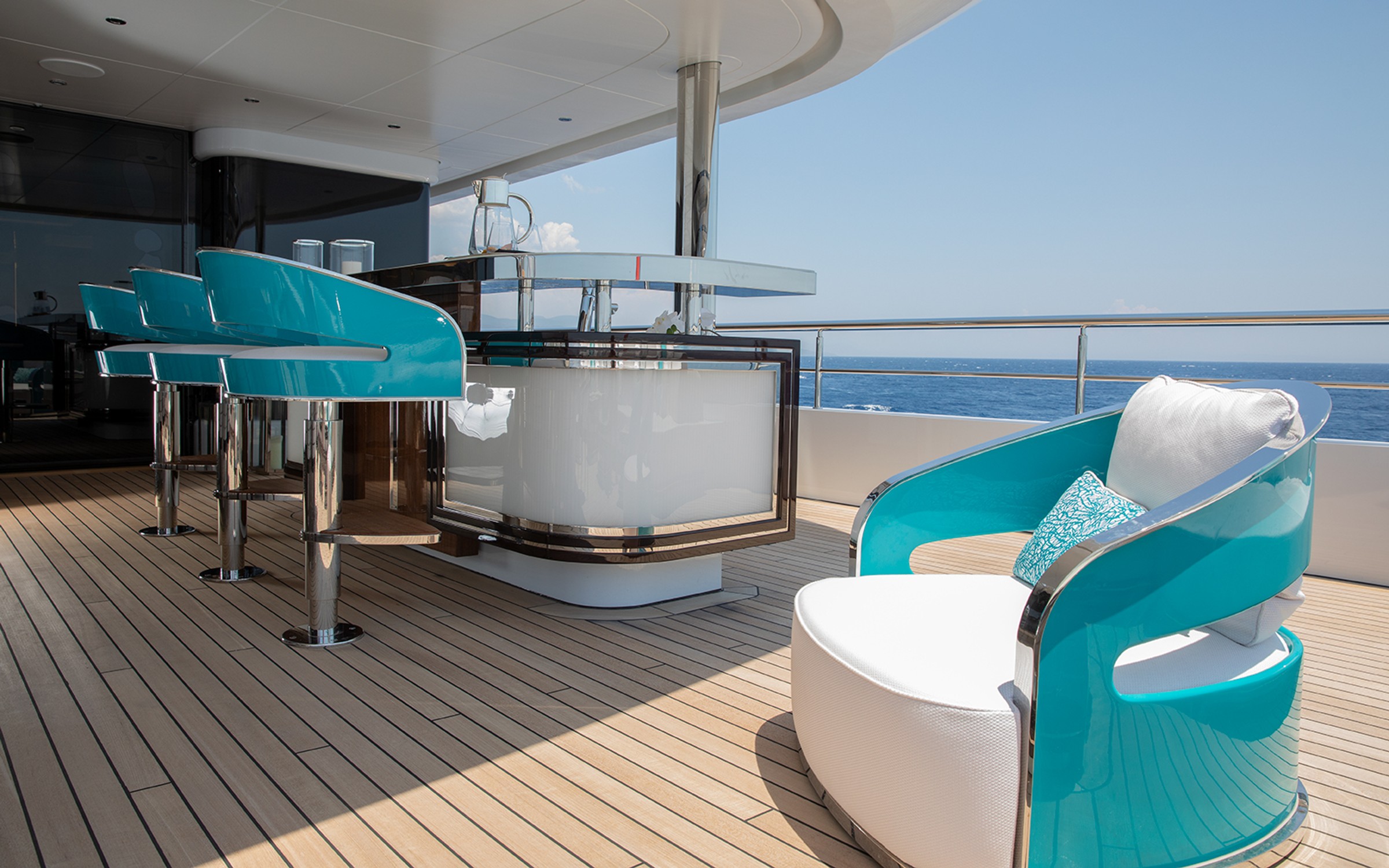 Go, 77m new build superyacht, built by Turquoise Yachts, designed by H2 Yacht Design — photograph 28