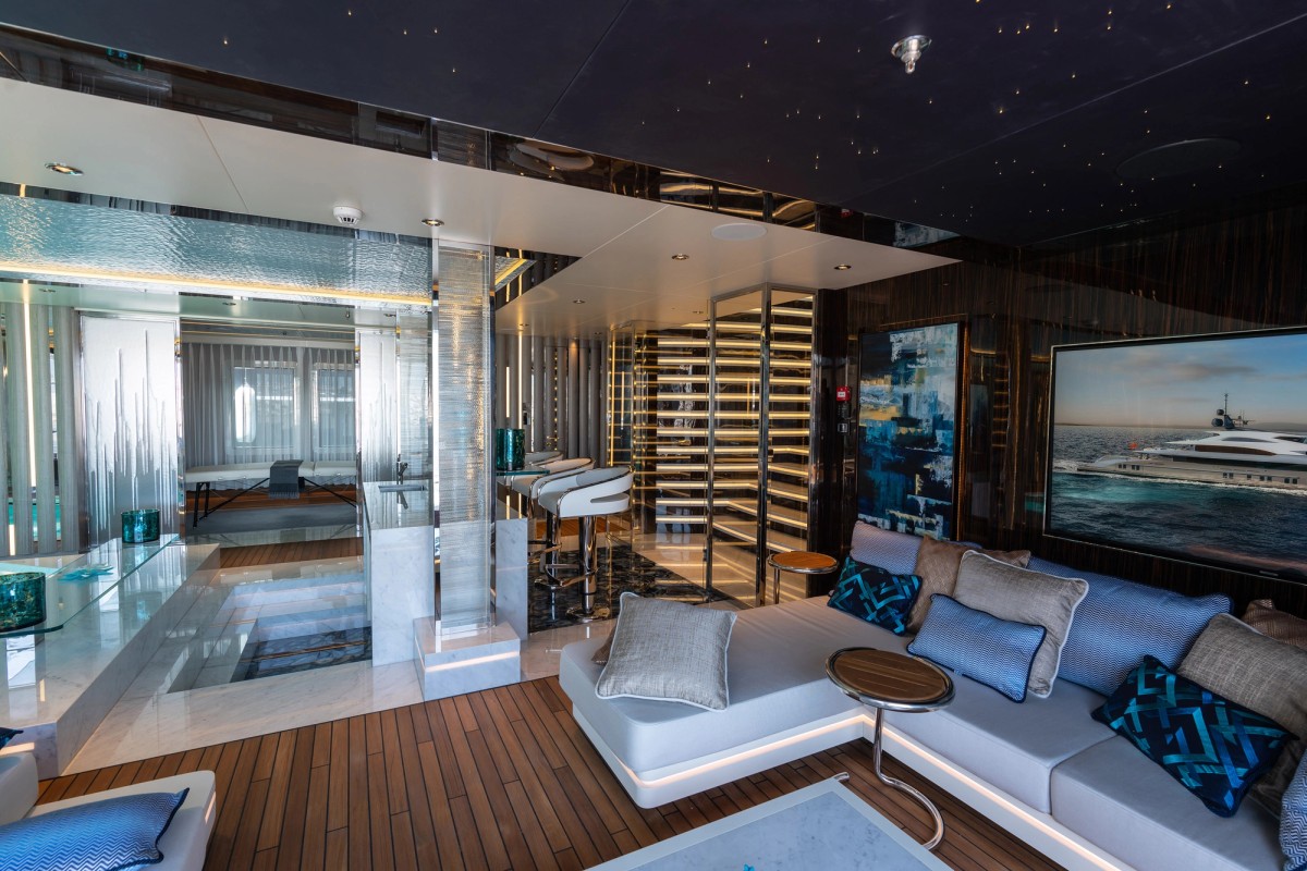Tatiana, 80m new build superyacht, built by Bilgin Yachts, designed by H2 Yacht Design — photograph 20