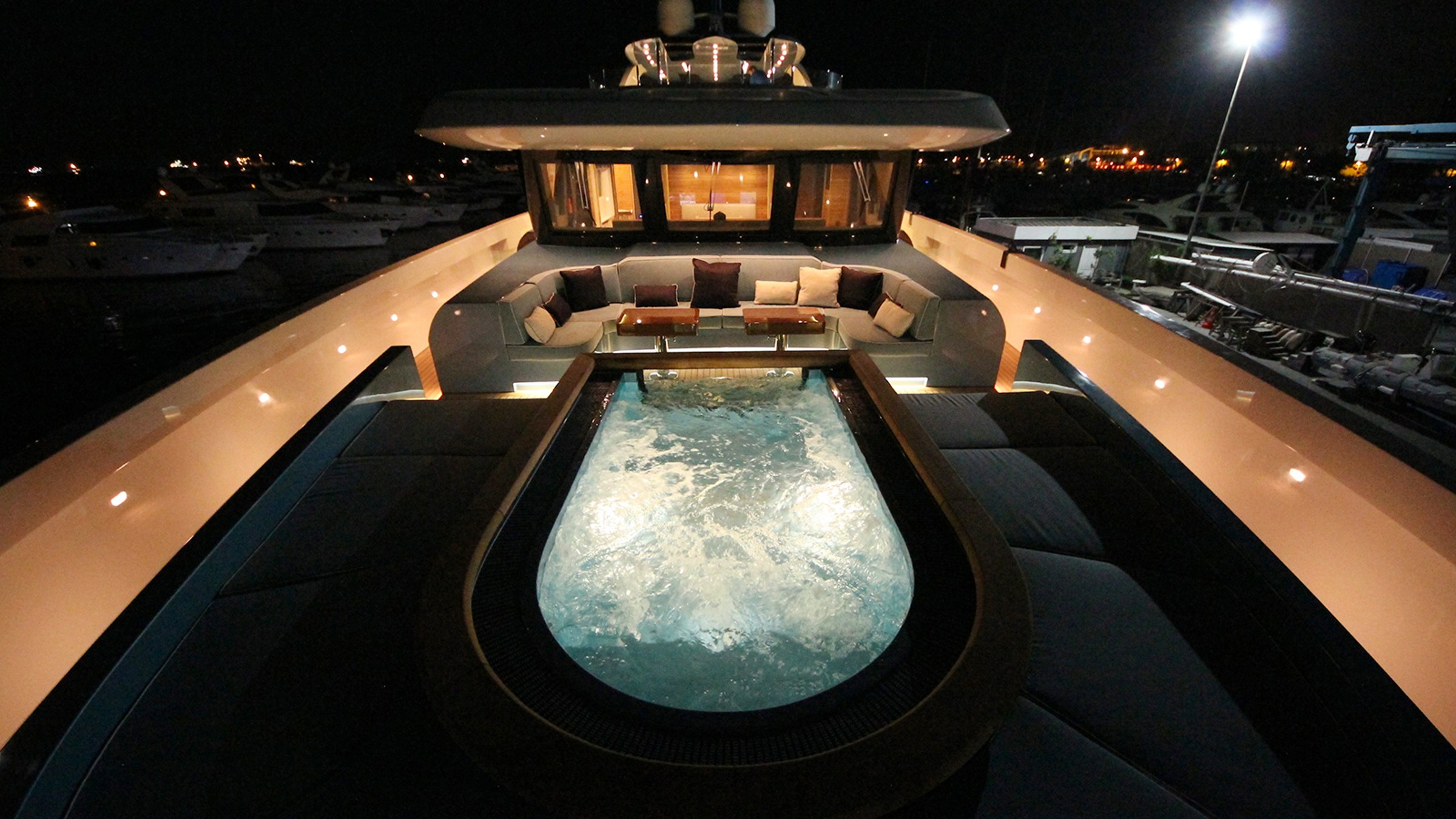 Elada, 45m new build superyacht, built by Bilgin Yachts, designed by H2 Yacht Design — photograph 1