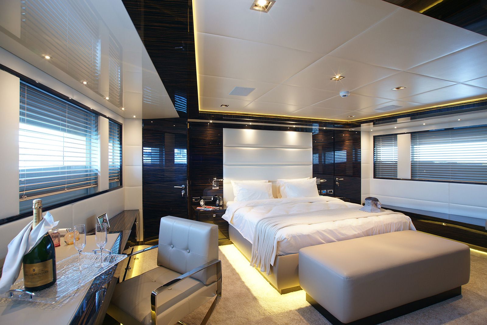 Project M, 48m new build superyacht, built by Bilgin Yachts, designed by H2 Yacht Design — photograph 2