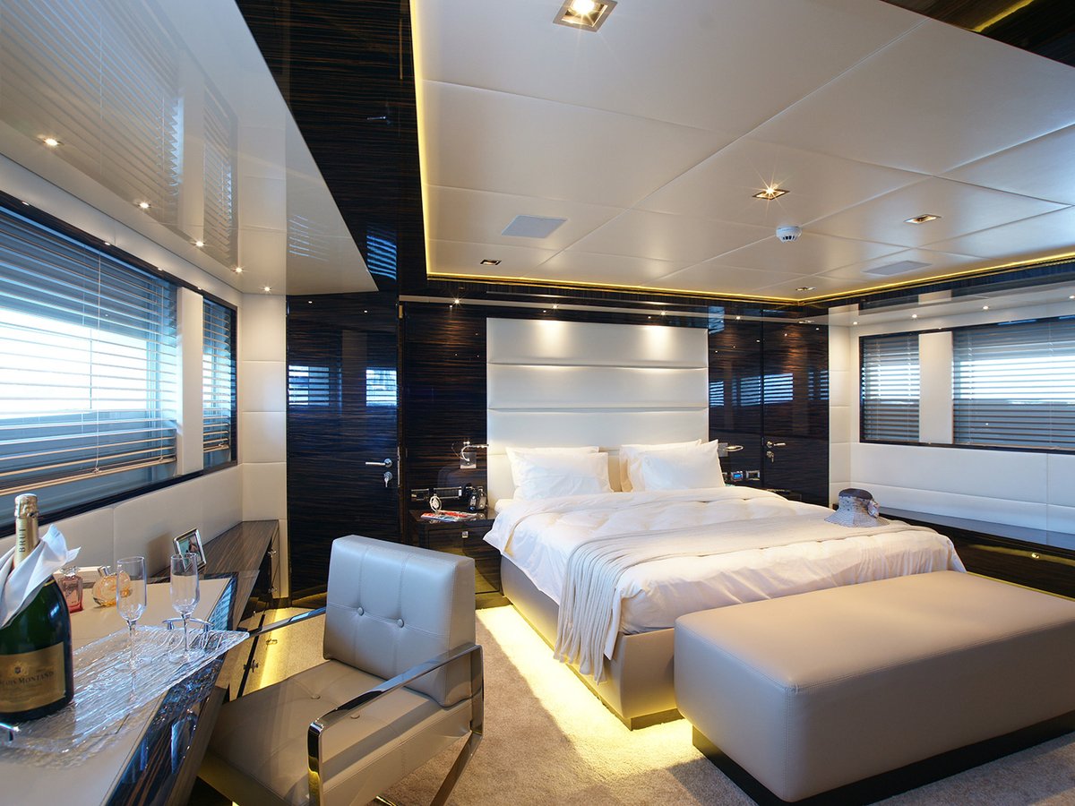 Project M, 48m new build superyacht, built by Bilgin Yachts, designed by H2 Yacht Design — photograph 2