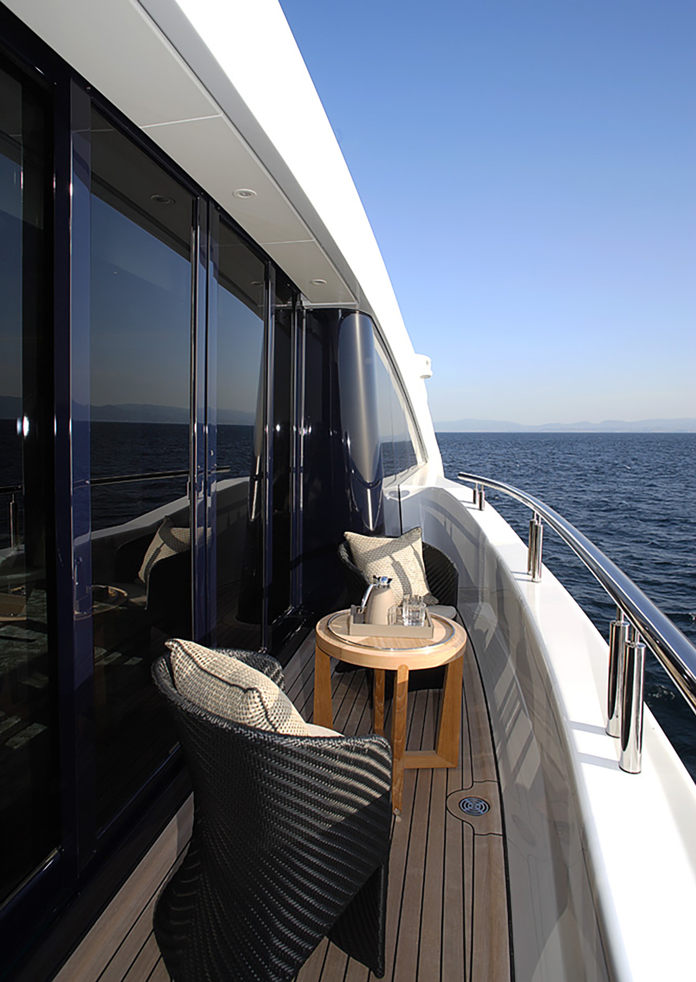 Vicky, 72.4m new build superyacht, built by Proteksan, designed by H2 Yacht Design — photograph 13
