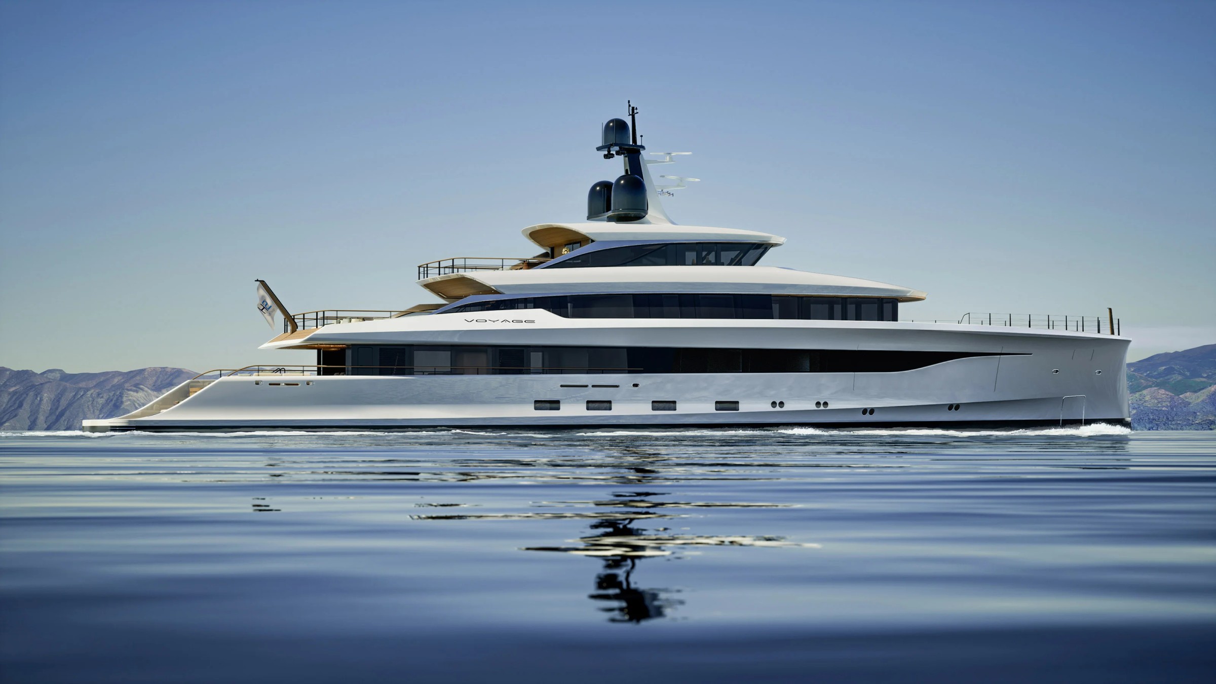 Voyage, 56.5m superyacht concept, designed by H2 Yacht Design — photograph 1