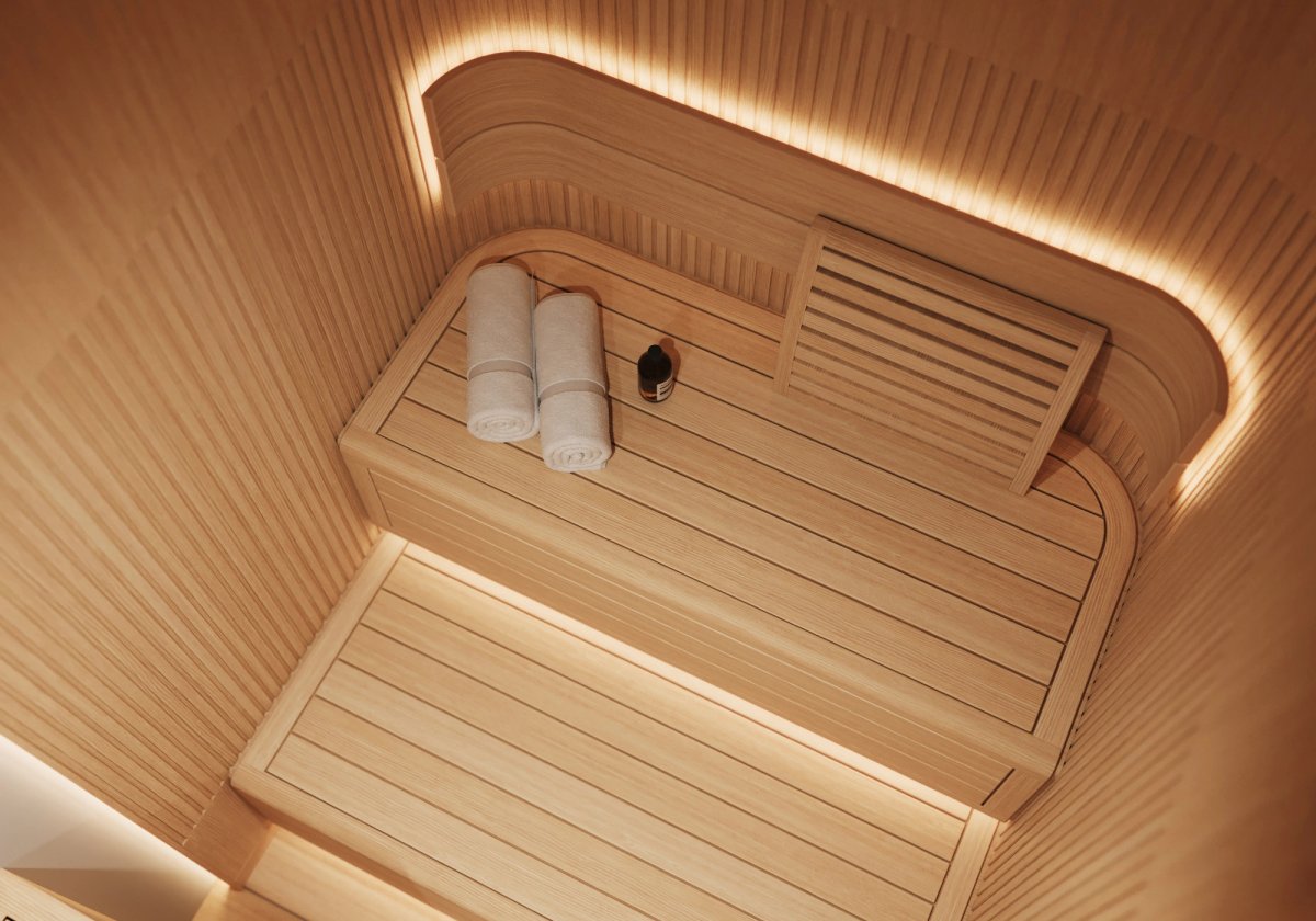 Sauna - superyacht wellness