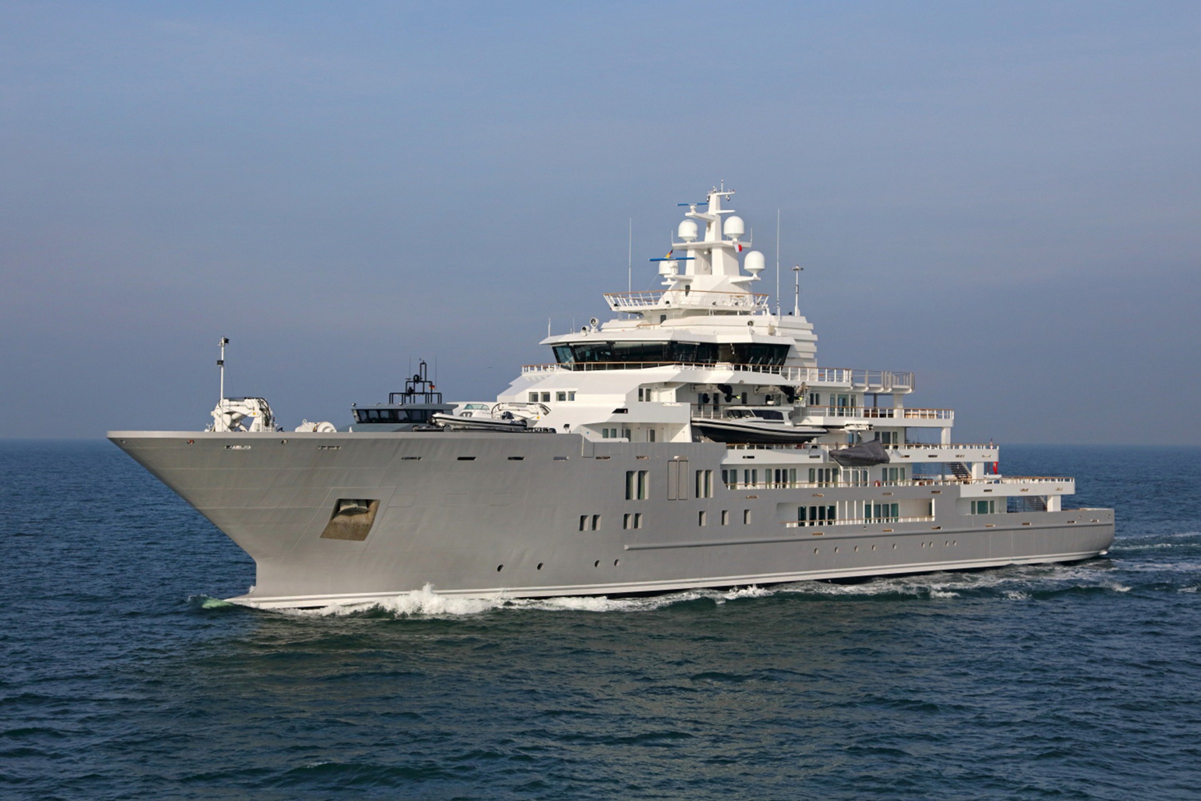 Andromeda, 107m new build superyacht, built by Kleven, designed by H2 Yacht Design