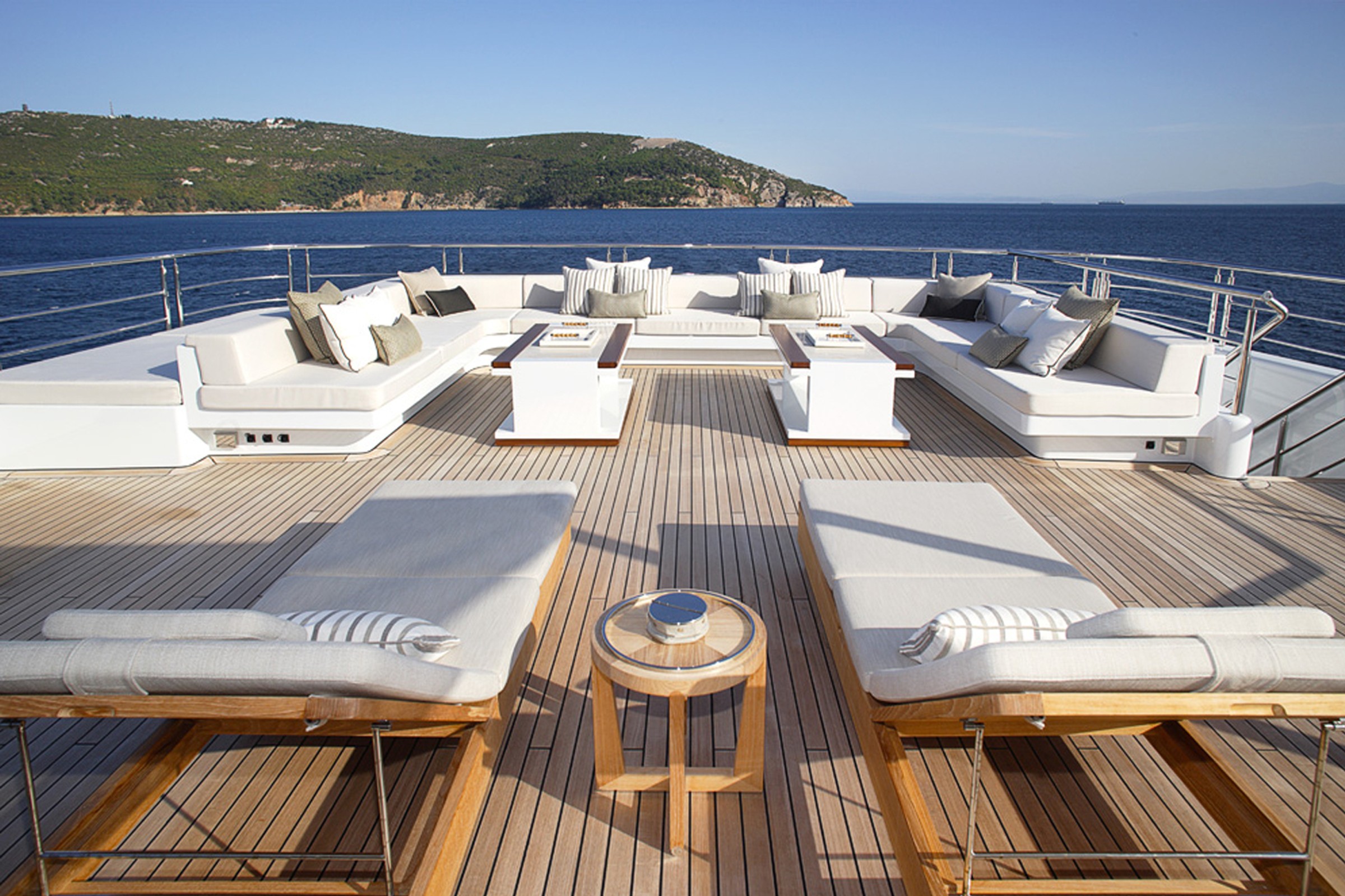 Vicky, 72.4m new build superyacht, built by Proteksan, designed by H2 Yacht Design — photograph 13