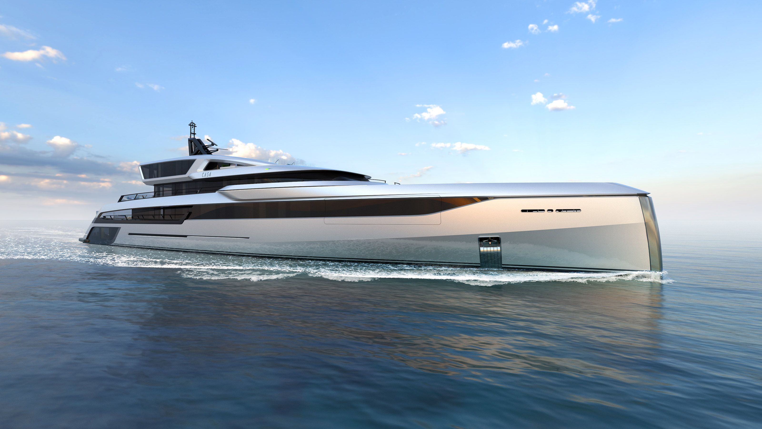 CASA, 80m superyacht concept, designed by H2 Yacht Design