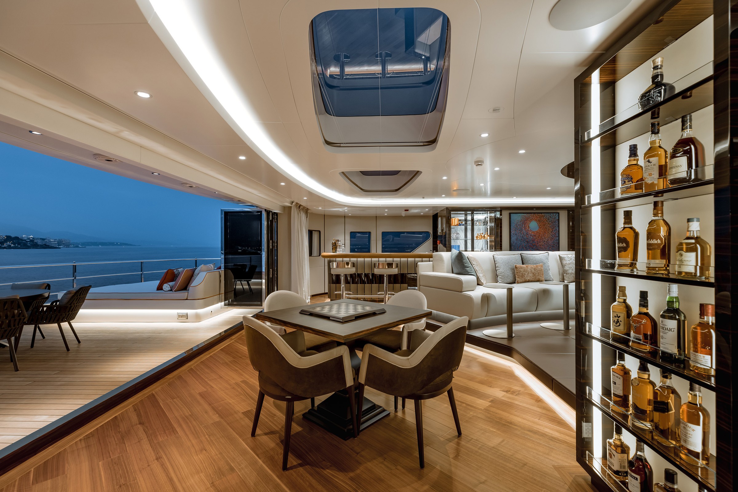Victorious, 85m new build superyacht, built by AKYACHT, designed by H2 Yacht Design — photograph 16