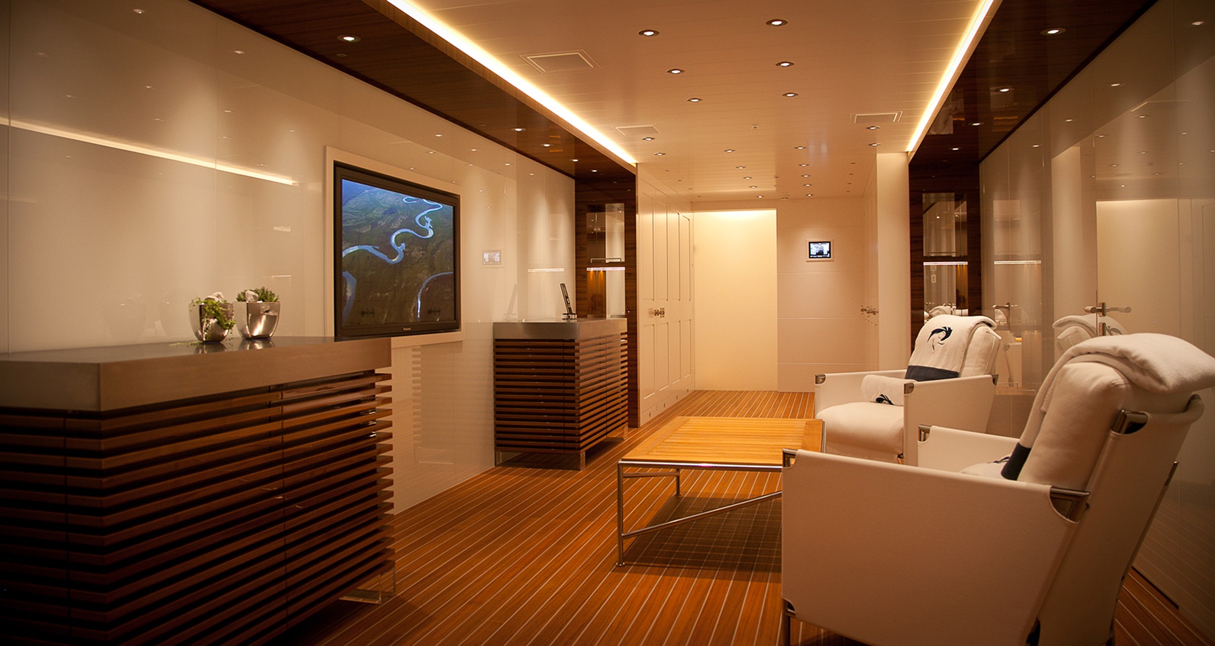 Odessa II, 73.8m new build superyacht, built by Nobiskrug, designed by H2 Yacht Design — photograph 4