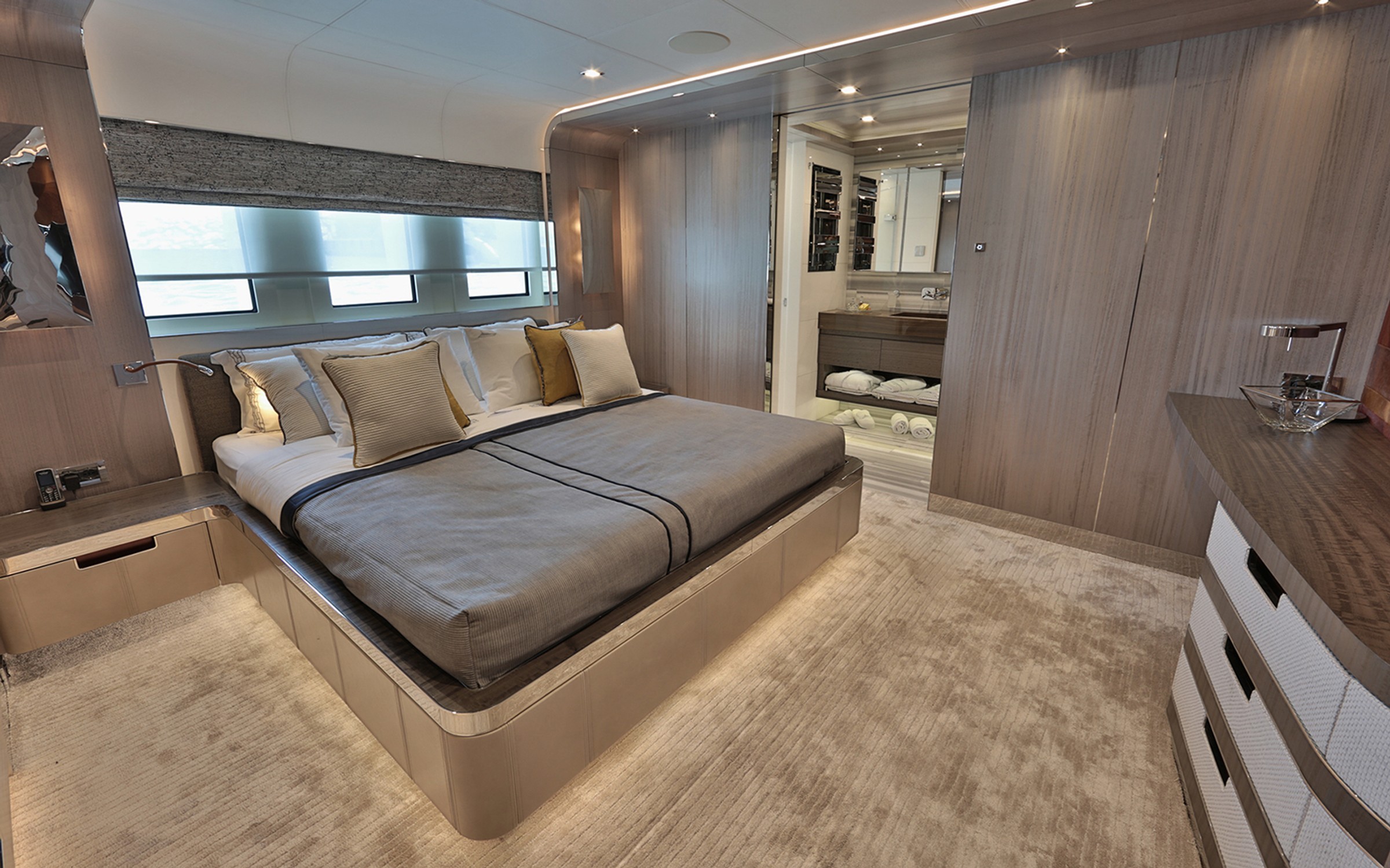 Nerissa, 47.5m new build superyacht, built by Bilgin Yachts, designed by H2 Yacht Design — photograph 7