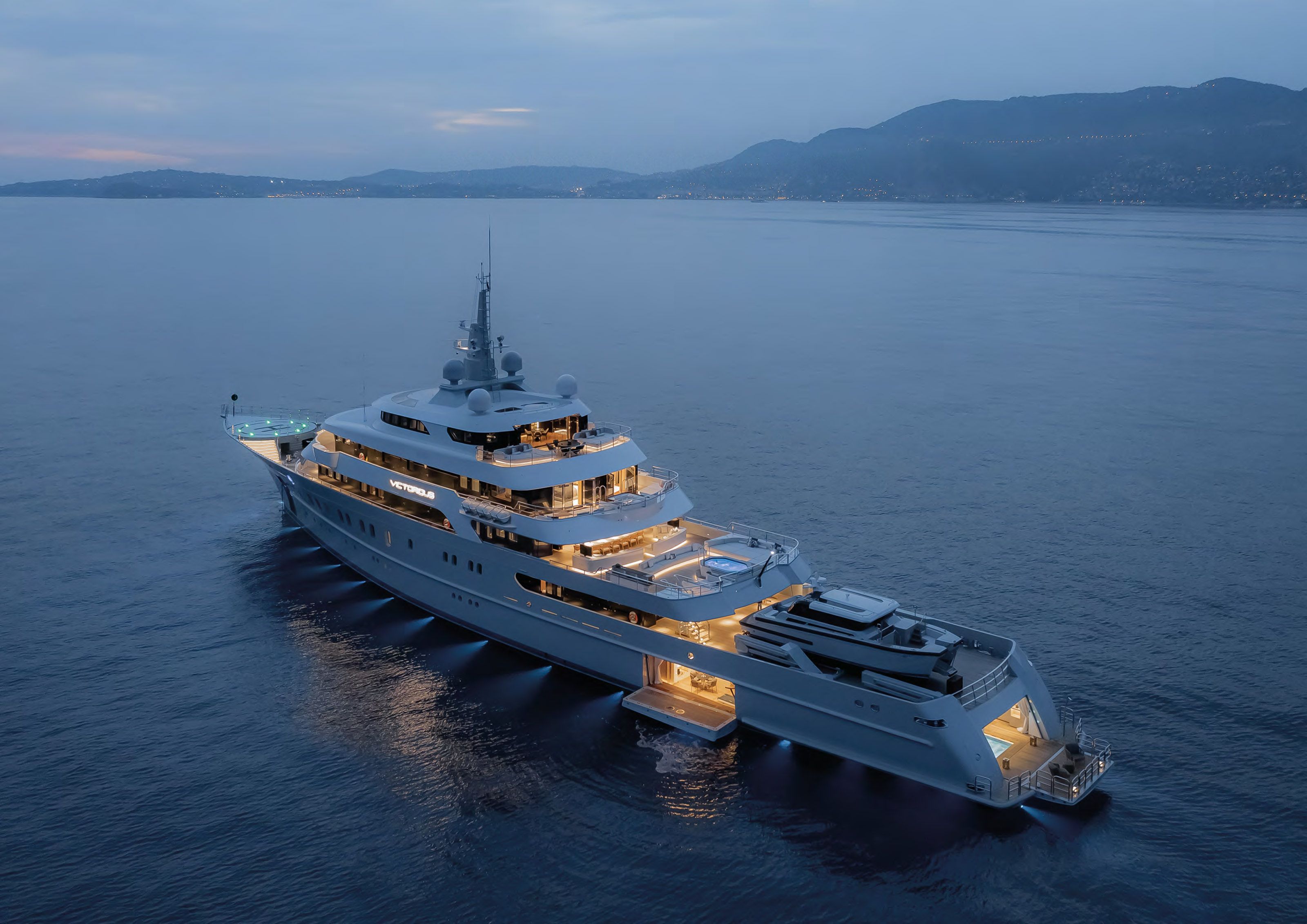 Victorious, 85m new build superyacht, built by AKYACHT, designed by H2 Yacht Design