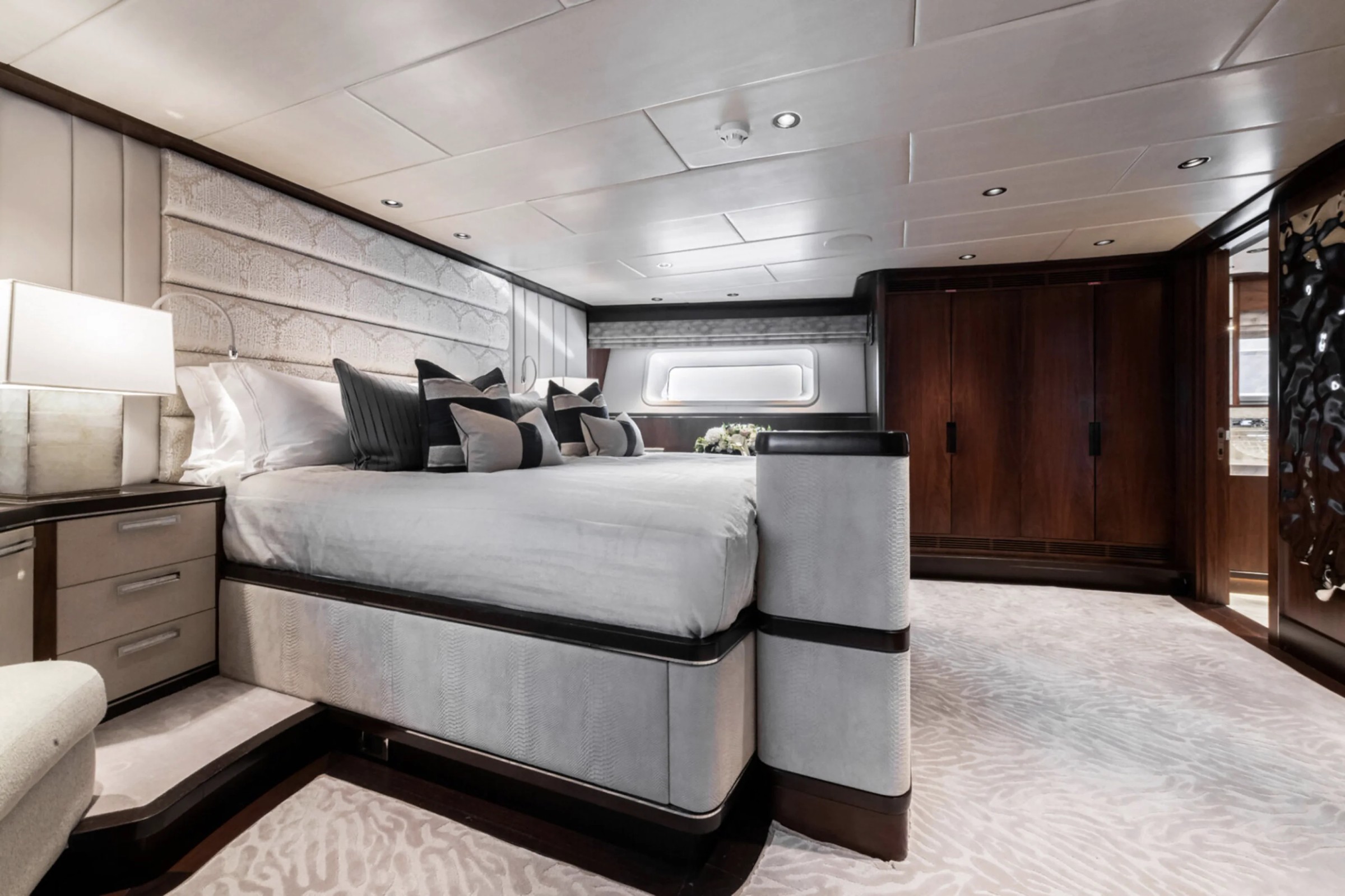 Dakota, 39m superyacht refit, built by Fitzroy Yachts, designed by H2 Yacht Design — photograph 10