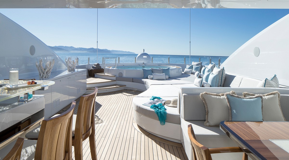 Turquoise, 55m superyacht refit, built by Amico, designed by H2 Yacht Design — photograph 6