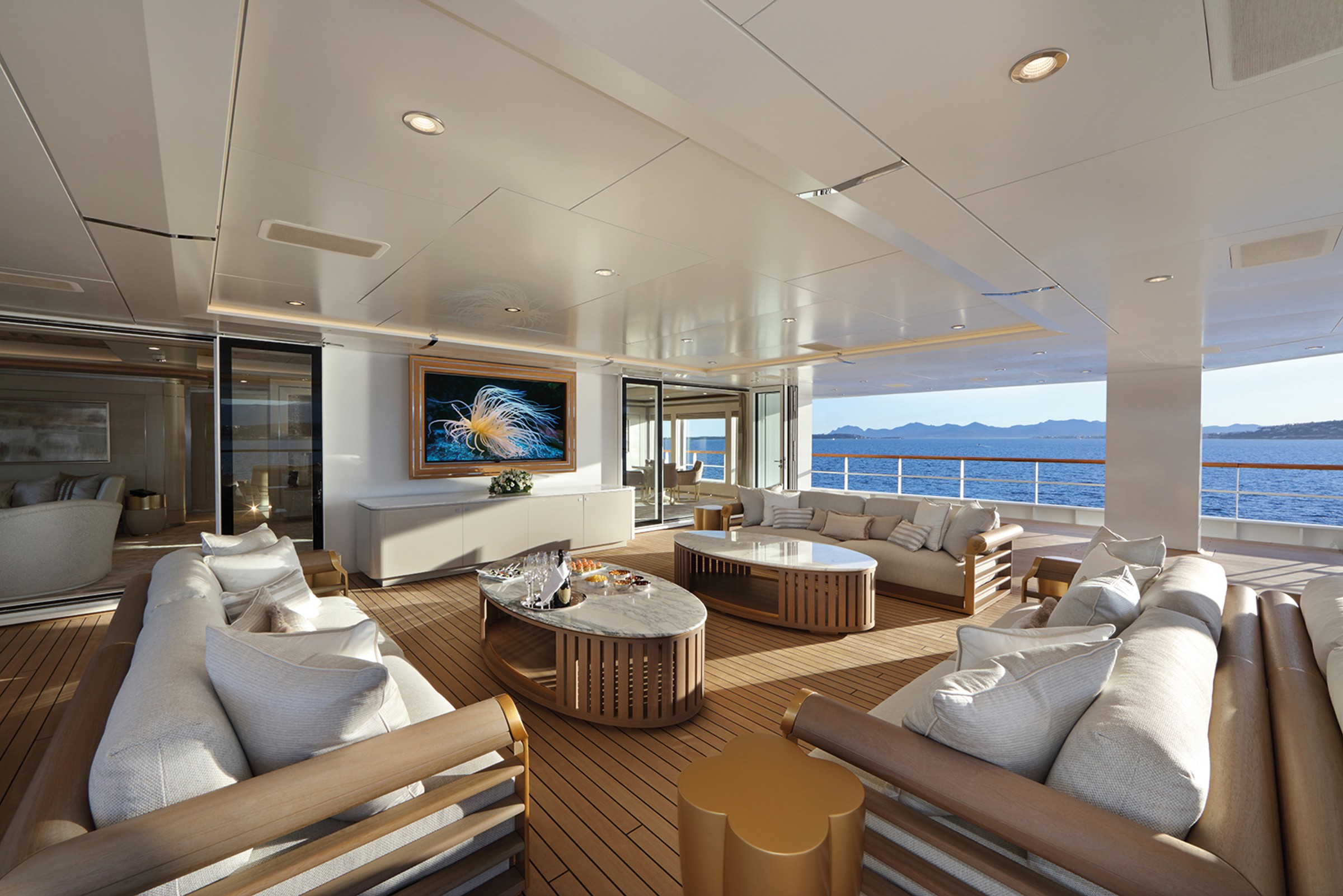 Andromeda, 107m new build superyacht, built by Kleven, designed by H2 Yacht Design — photograph 7