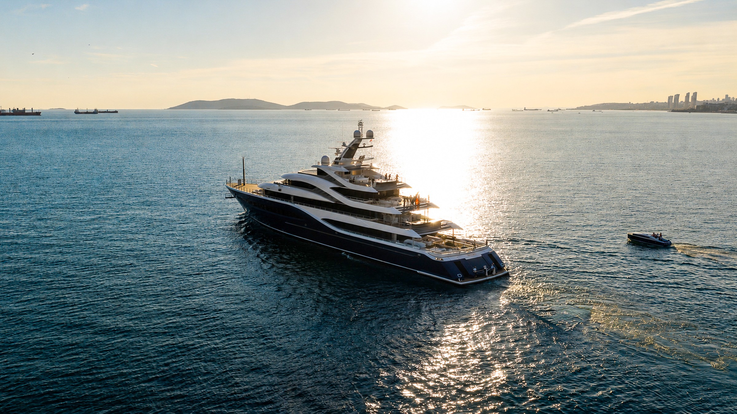 Angelique, 88m new build superyacht, built by Turquoise Yachts, designed by H2 Yacht Design