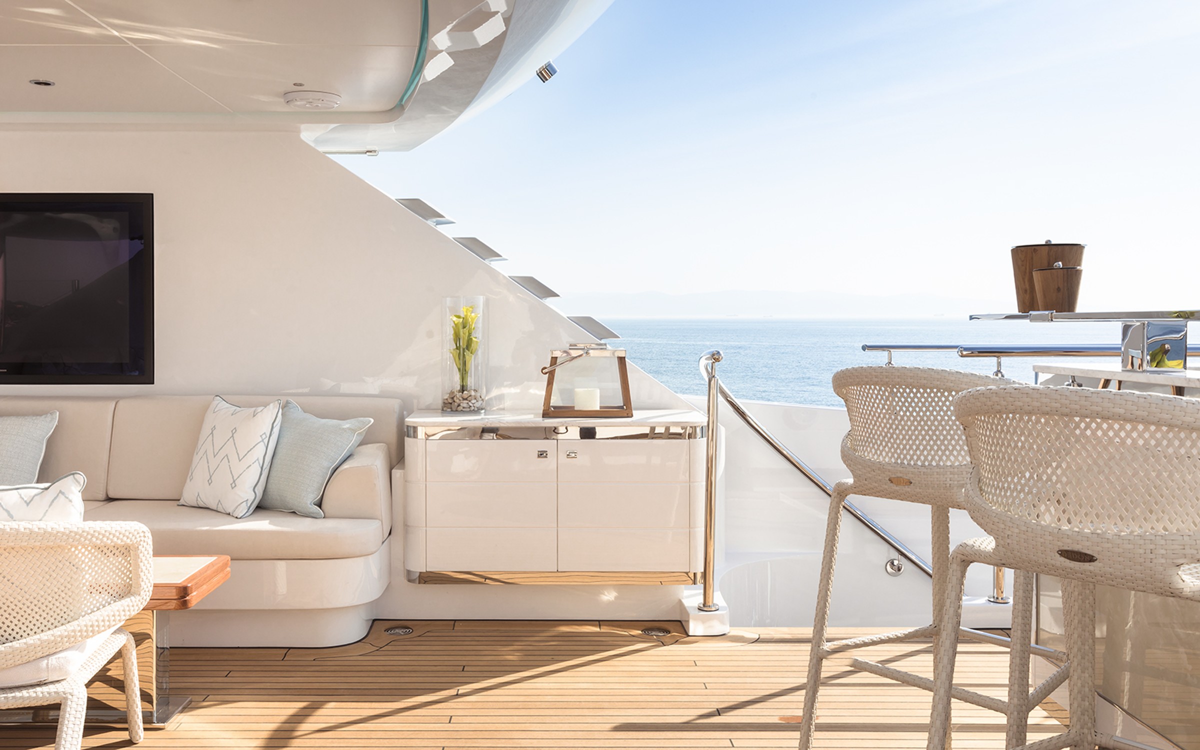 Razan, 47m new build superyacht, built by Turquoise Yachts, designed by H2 Yacht Design — photograph 4