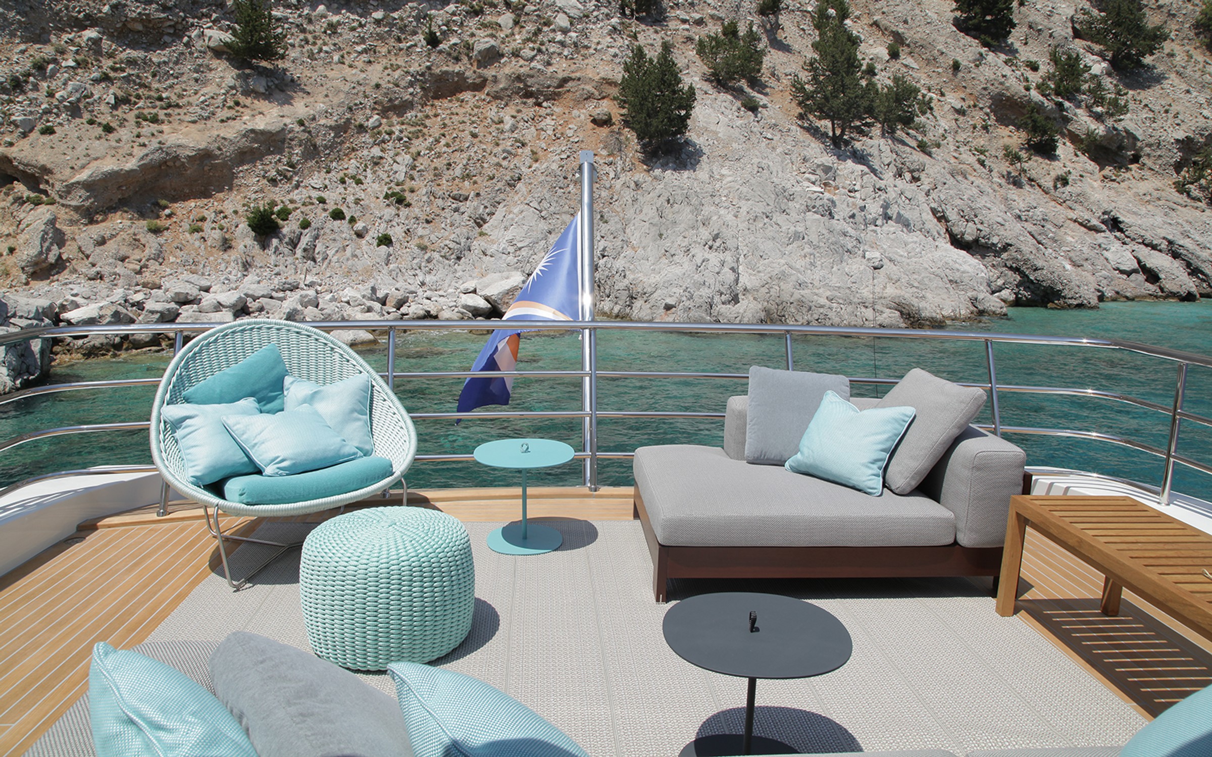 Andreika, 32.3m new build superyacht, built by Alpha Custom Yacht, designed by H2 Yacht Design — photograph 4