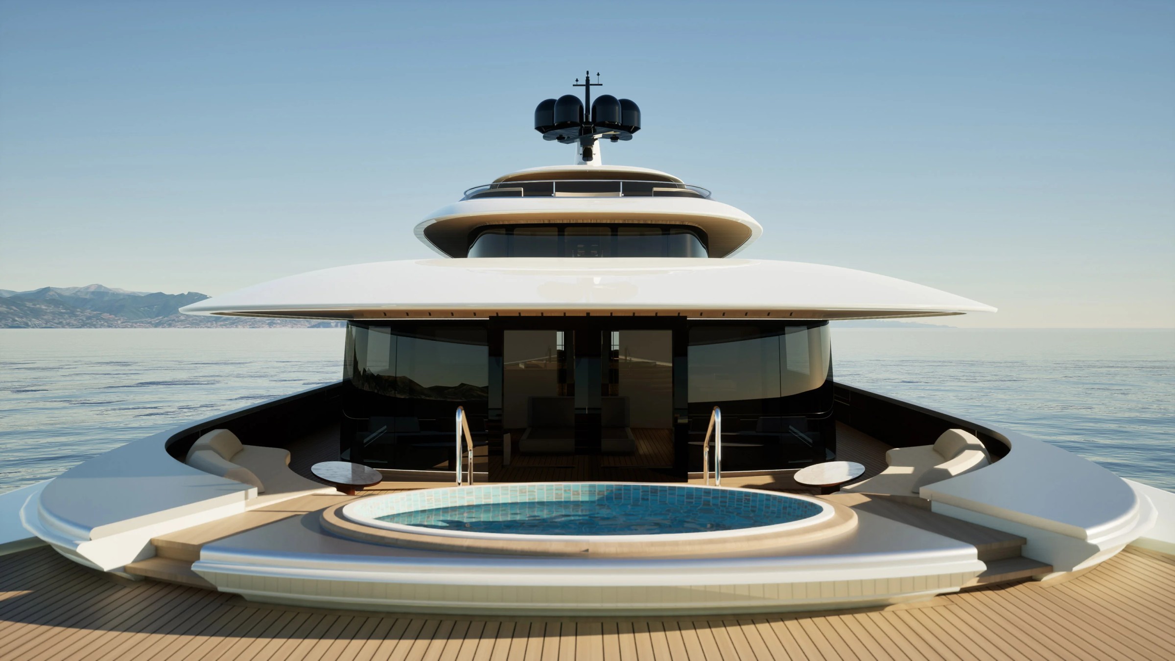 Zephyr, 115m superyacht concept, built by Dorries Yachts, designed by H2 Yacht Design — photograph 13