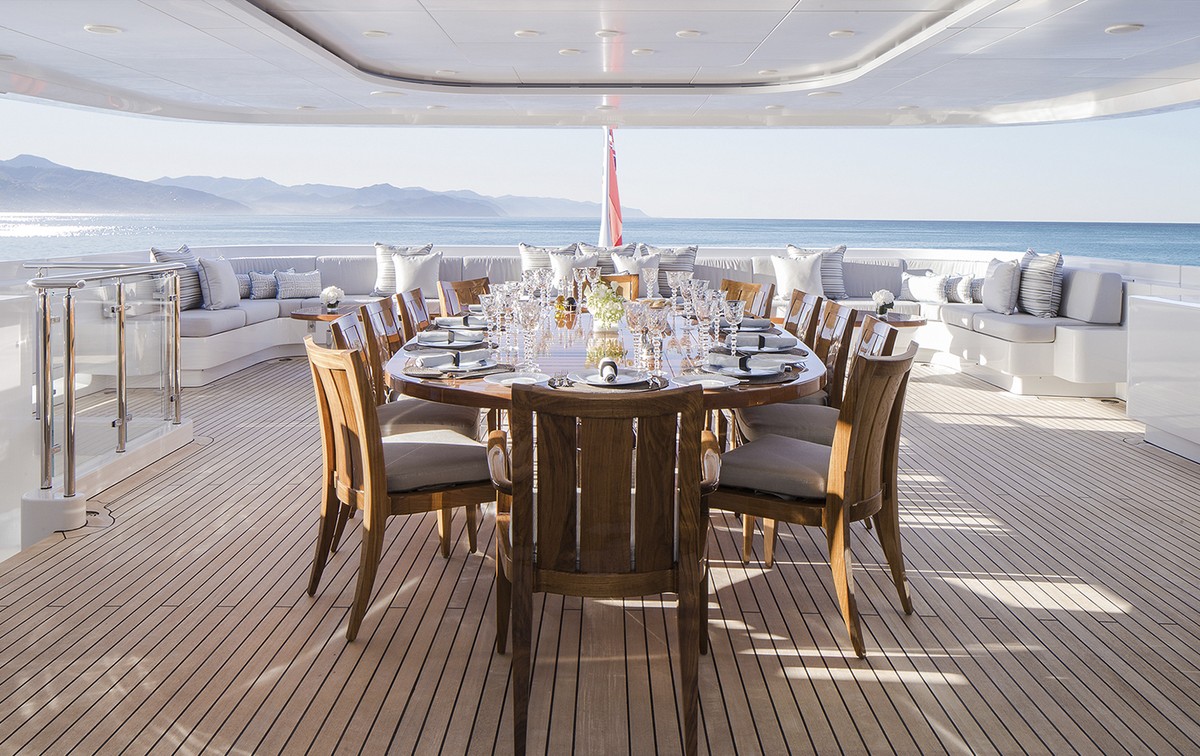 Turquoise, 55m superyacht refit, built by Amico, designed by H2 Yacht Design — photograph 2