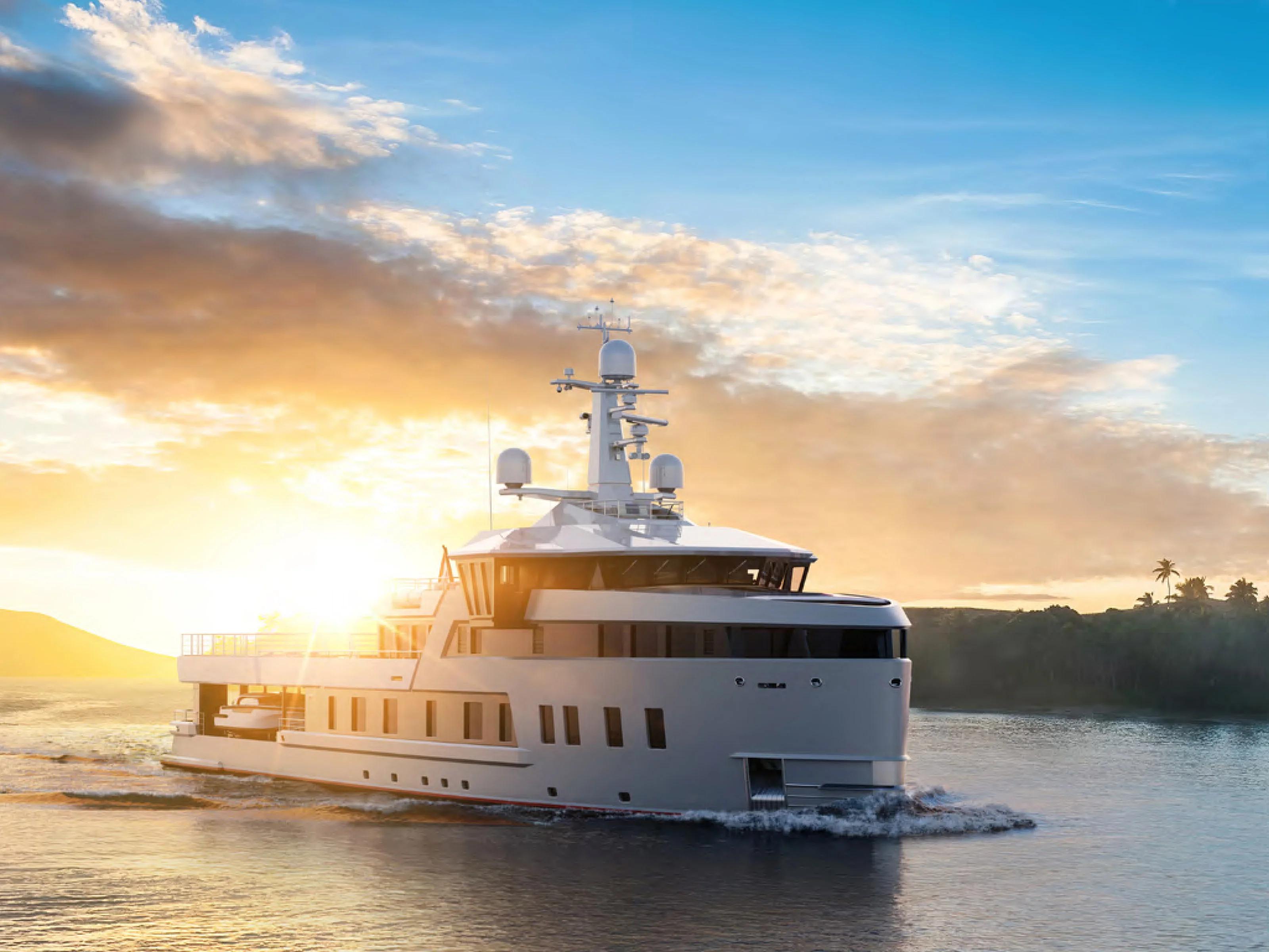 Sea Xplorer - Hull 2, 60m superyacht under construction, built by Damen, designed by H2 Yacht Design