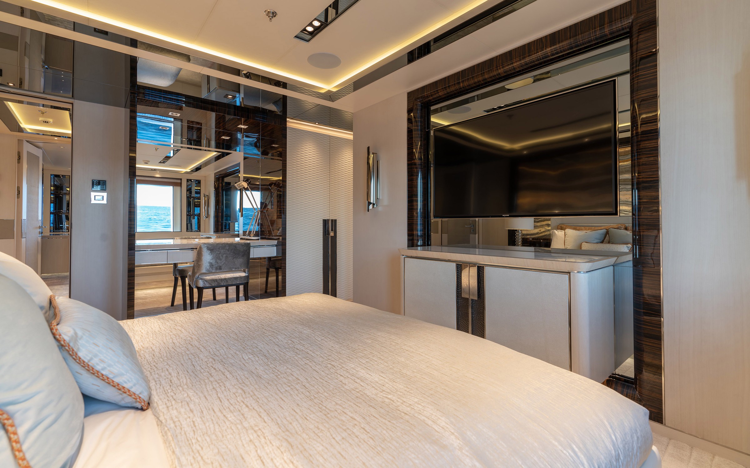 Tatiana, 80m new build superyacht, built by Bilgin Yachts, designed by H2 Yacht Design — photograph 16