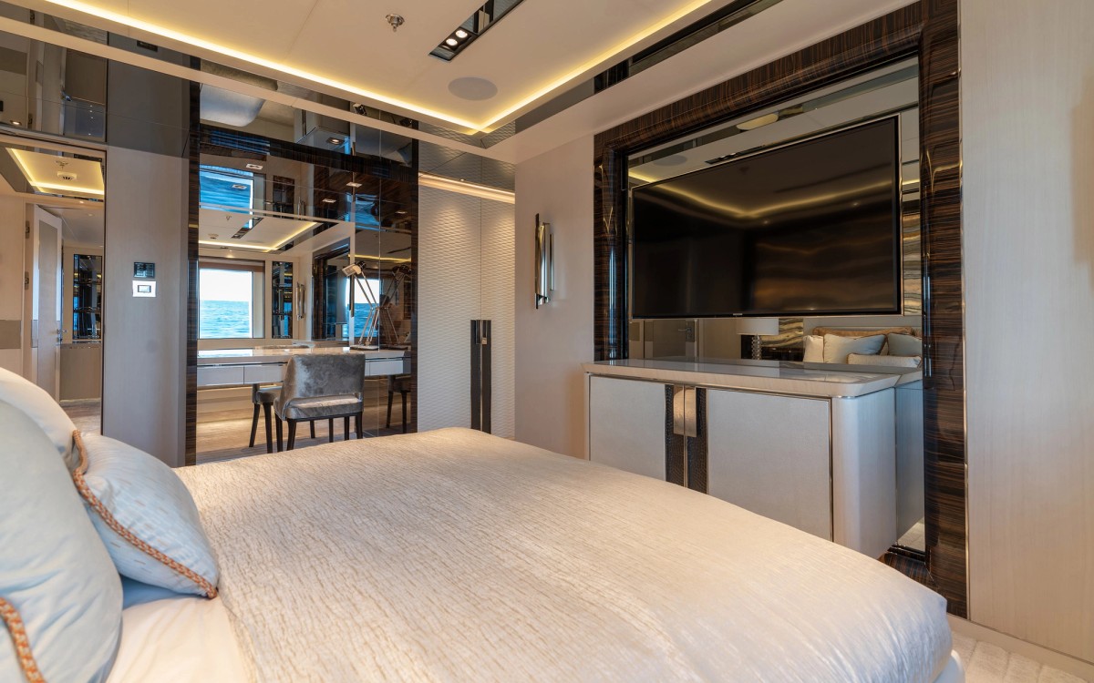Tatiana, 80m new build superyacht, built by Bilgin Yachts, designed by H2 Yacht Design — photograph 14