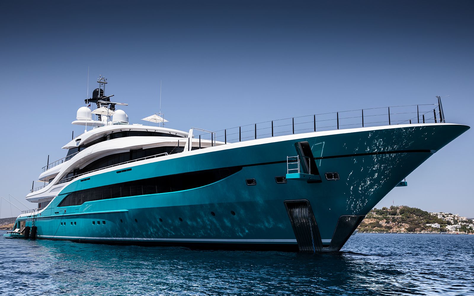 Go, 77m new build superyacht, built by Turquoise Yachts, designed by H2 Yacht Design