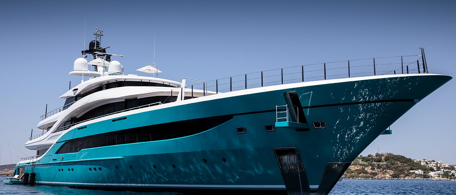 Go, 77m new build superyacht, built by Turquoise Yachts, designed by H2 Yacht Design