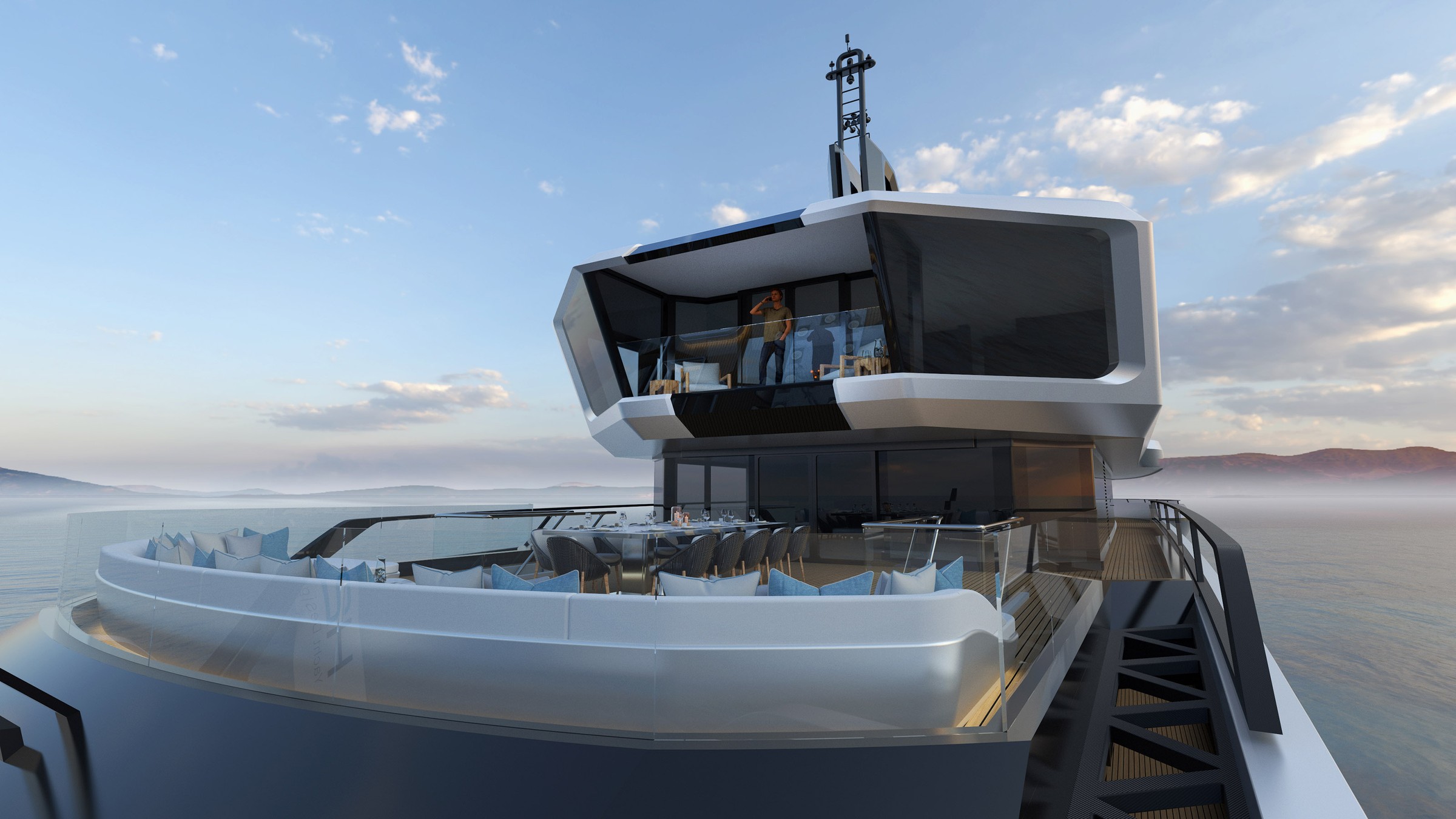 CASA, 80m superyacht concept, designed by H2 Yacht Design — photograph 7