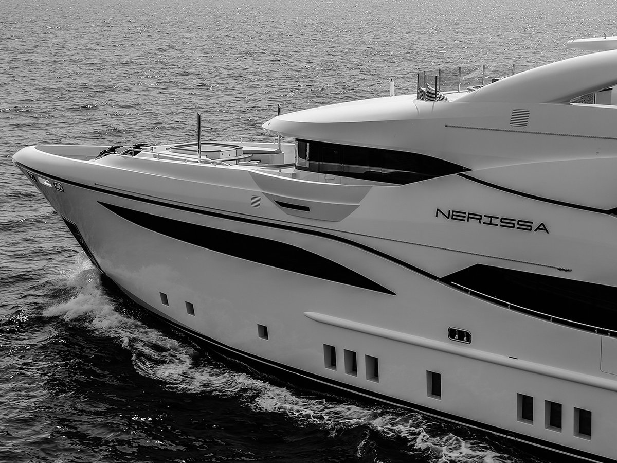 Nerissa, 47.5m new build superyacht, built by Bilgin Yachts, designed by H2 Yacht Design — photograph 2