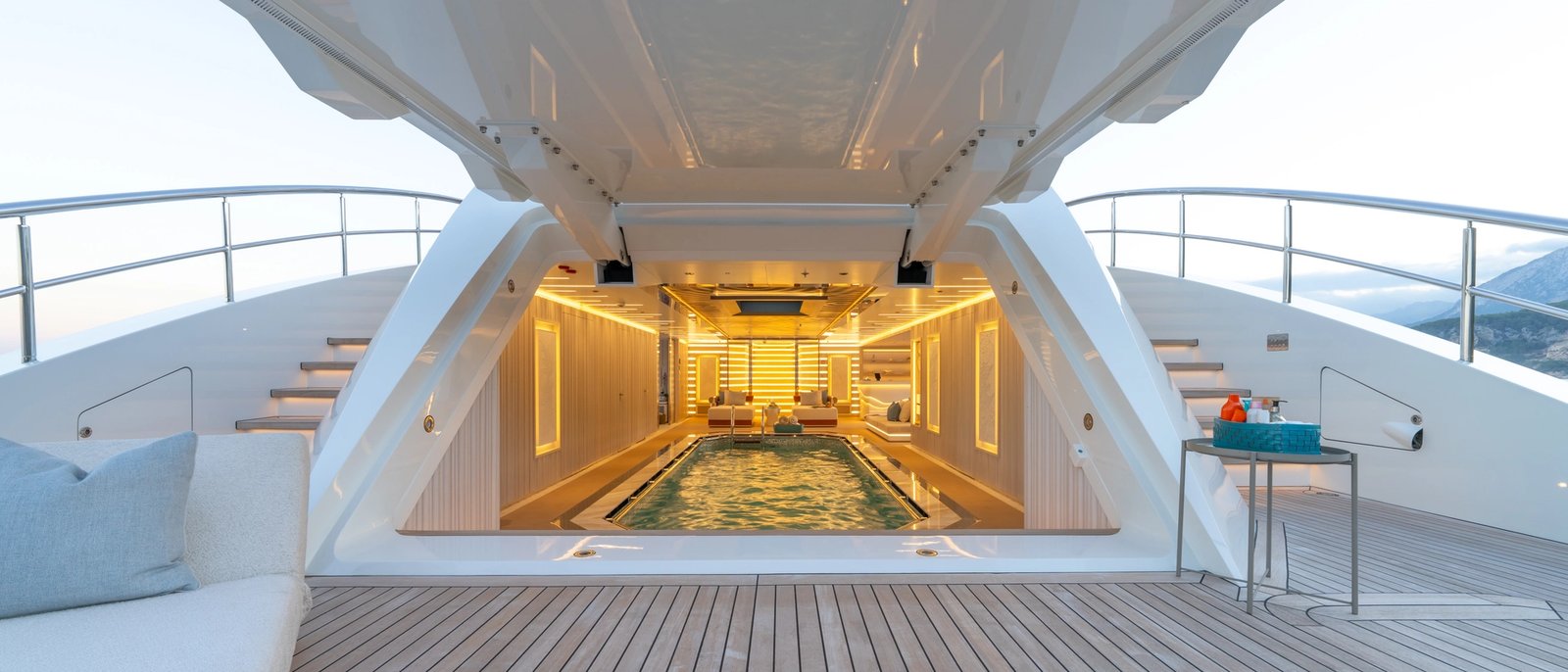 Al Reem, 80m new build superyacht, built by Bilgin Yachts, designed by H2 Yacht Design