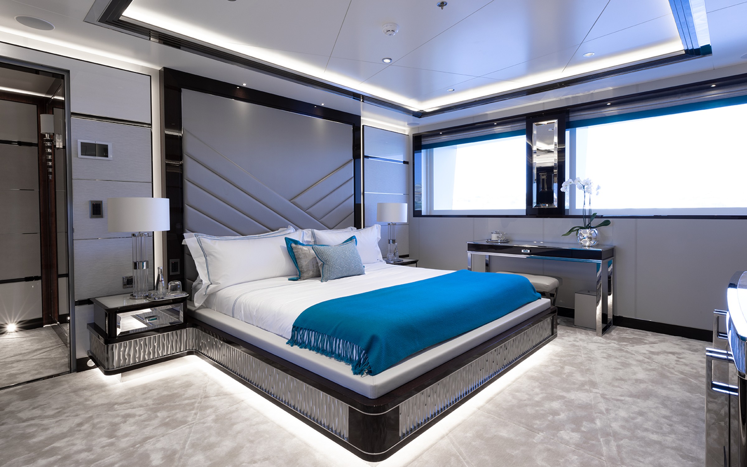 Go, 77m new build superyacht, built by Turquoise Yachts, designed by H2 Yacht Design — photograph 22