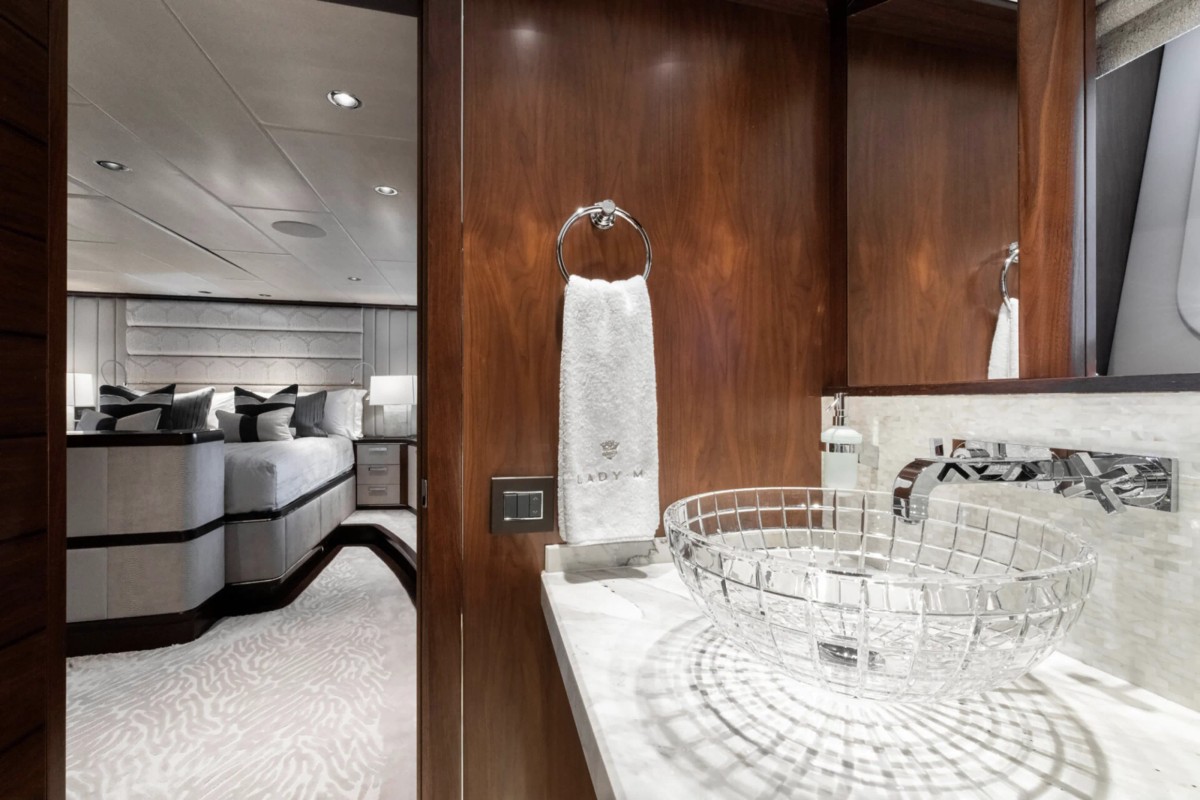 Dakota, 39m superyacht refit, built by Fitzroy Yachts, designed by H2 Yacht Design — photograph 26