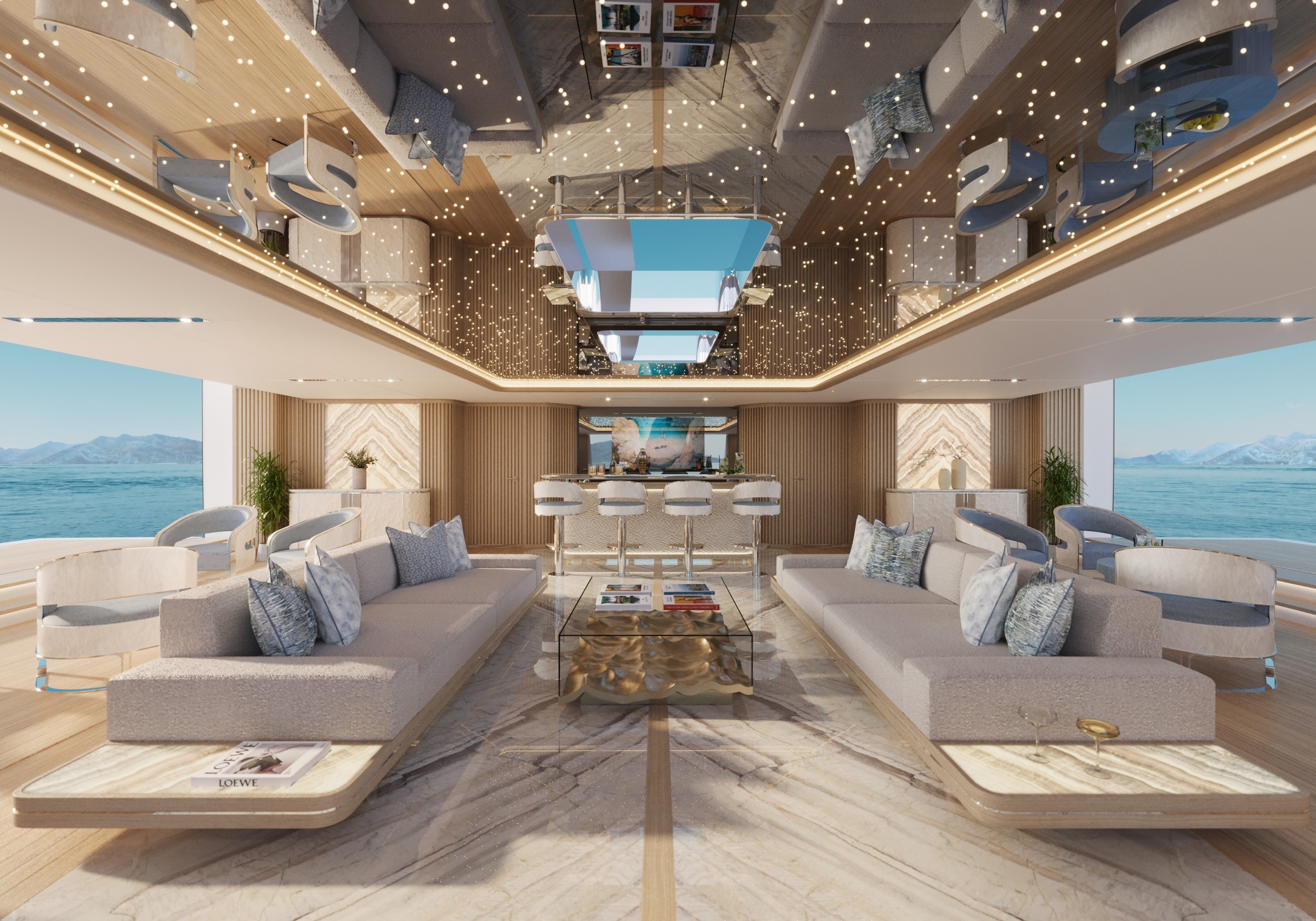 Bravo, 80m superyacht under construction, built by Turquoise Yachts, designed by H2 Yacht Design — photograph 1