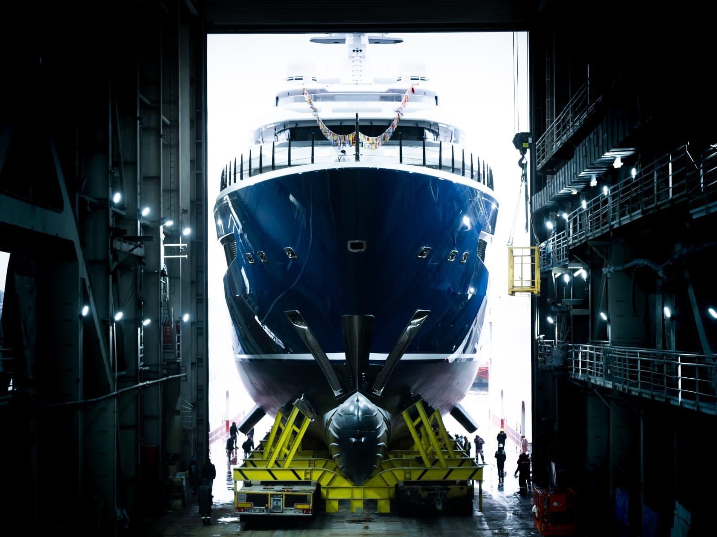 Angelique, 88m new build superyacht, built by Turquoise Yachts, designed by H2 Yacht Design — photograph 13
