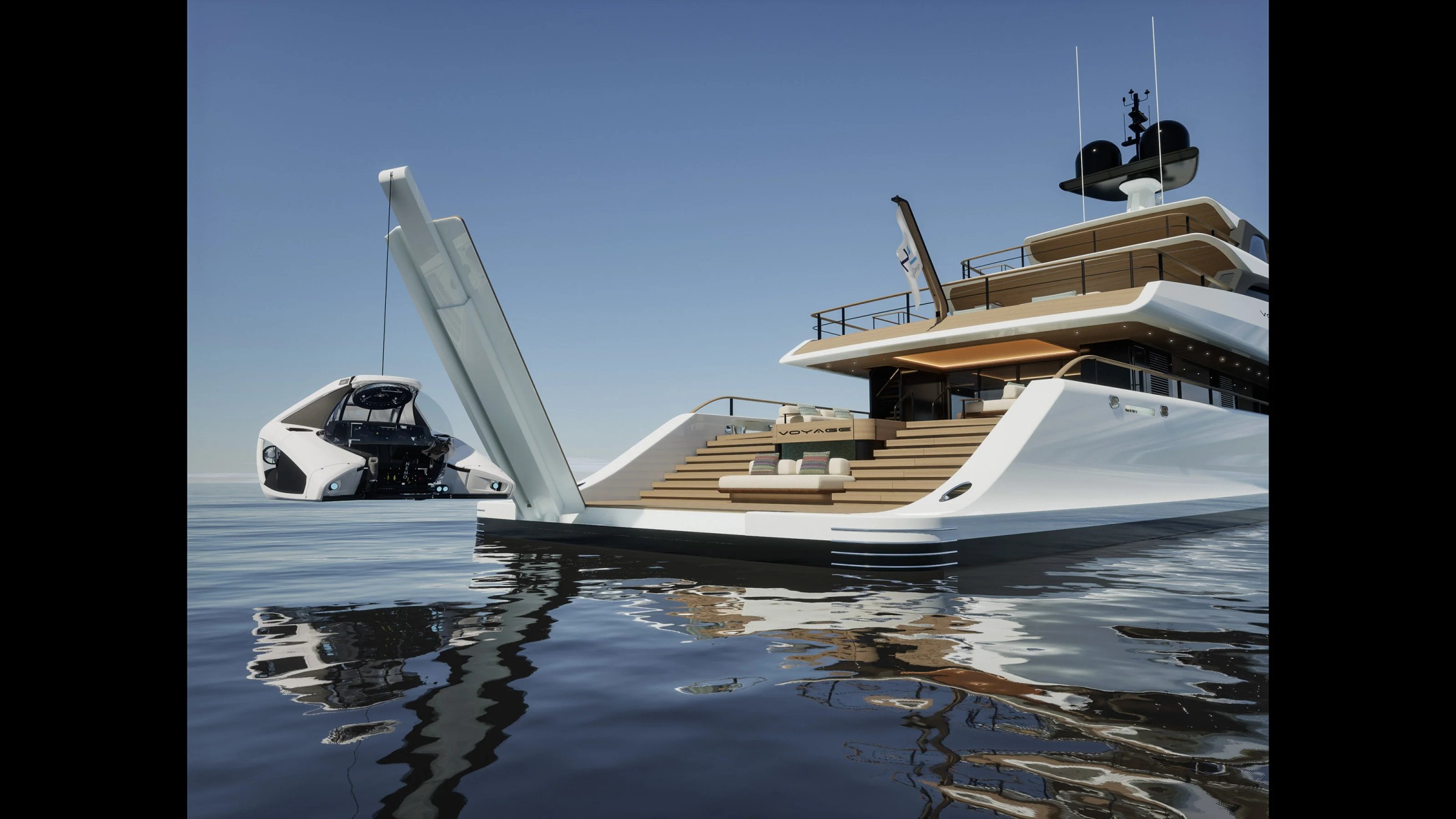 Voyage, 56.5m superyacht concept, designed by H2 Yacht Design — photograph 13