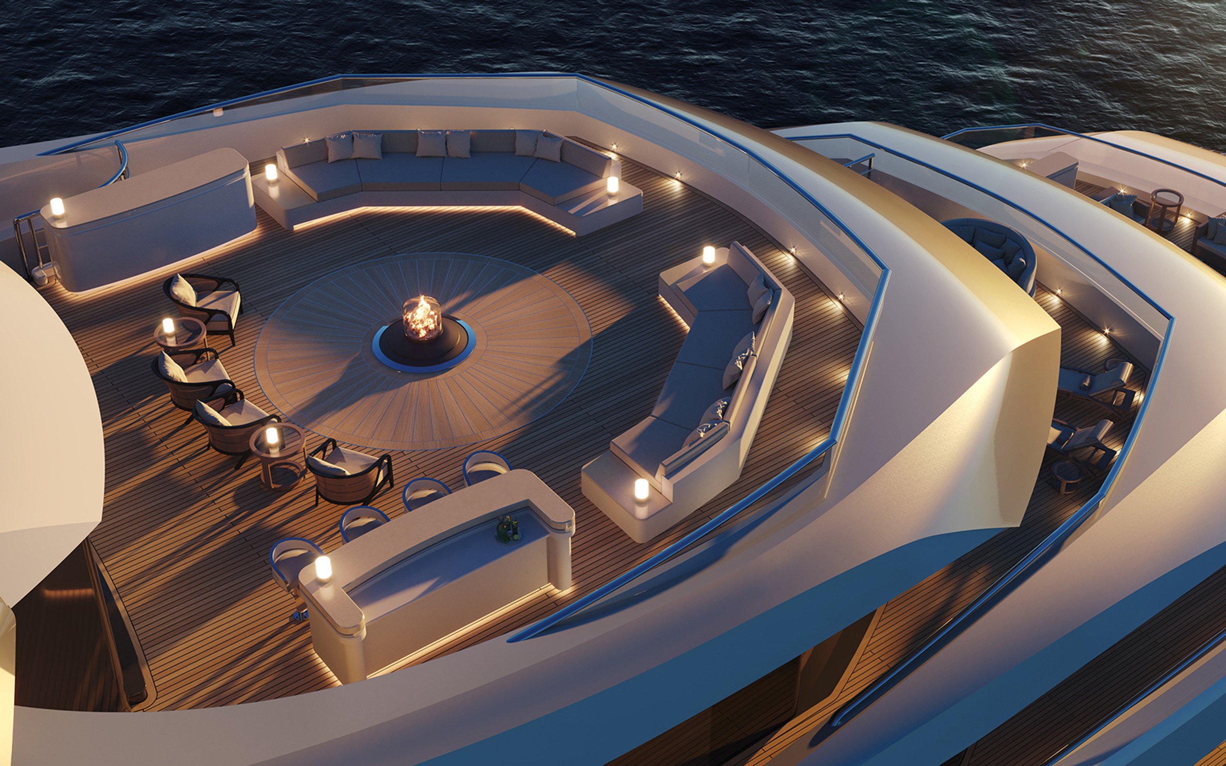 Pollux, 111m superyacht concept, designed by H2 Yacht Design — photograph 10