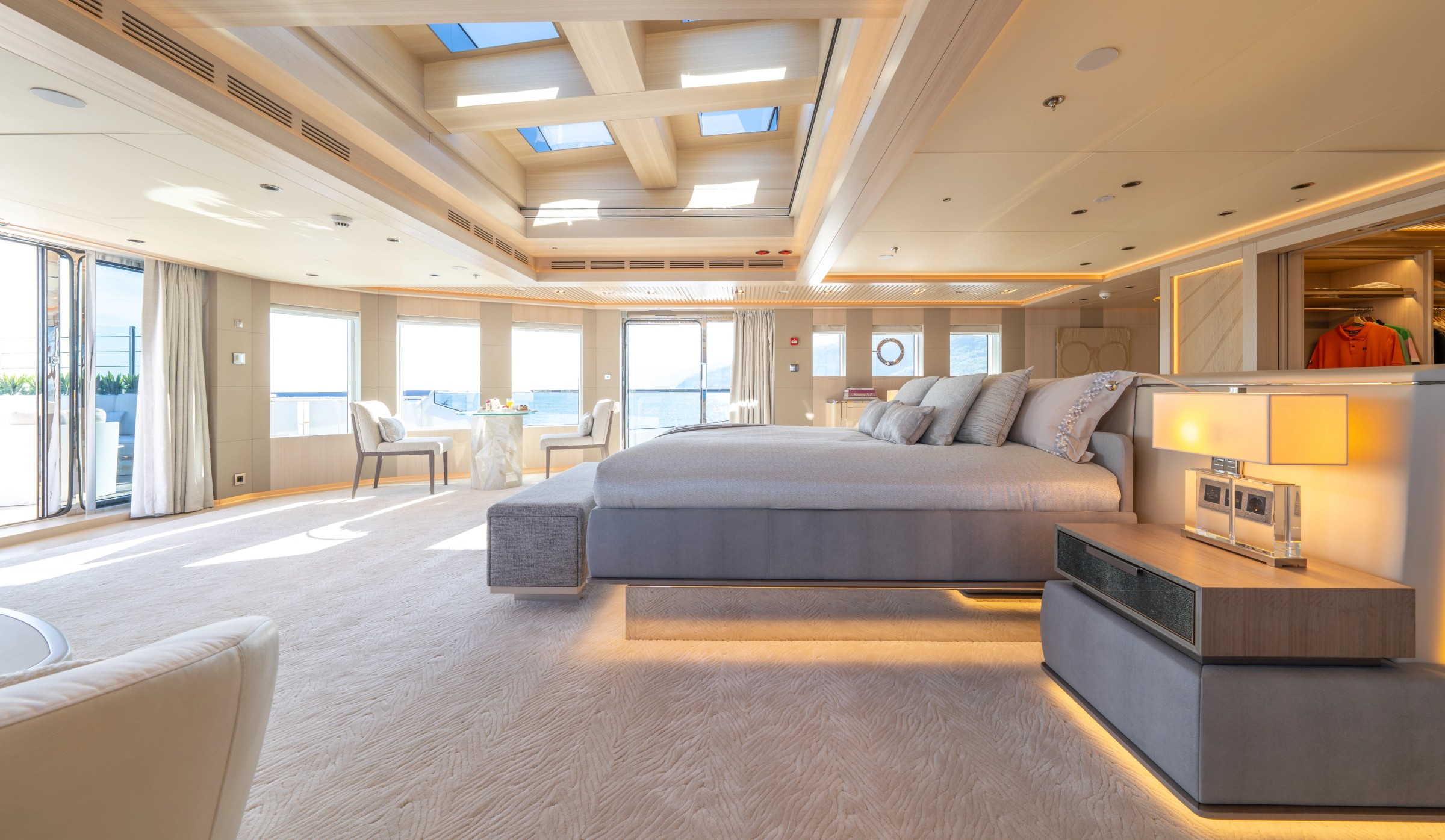 Al Reem, 80m new build superyacht, built by Bilgin Yachts, designed by H2 Yacht Design — photograph 7