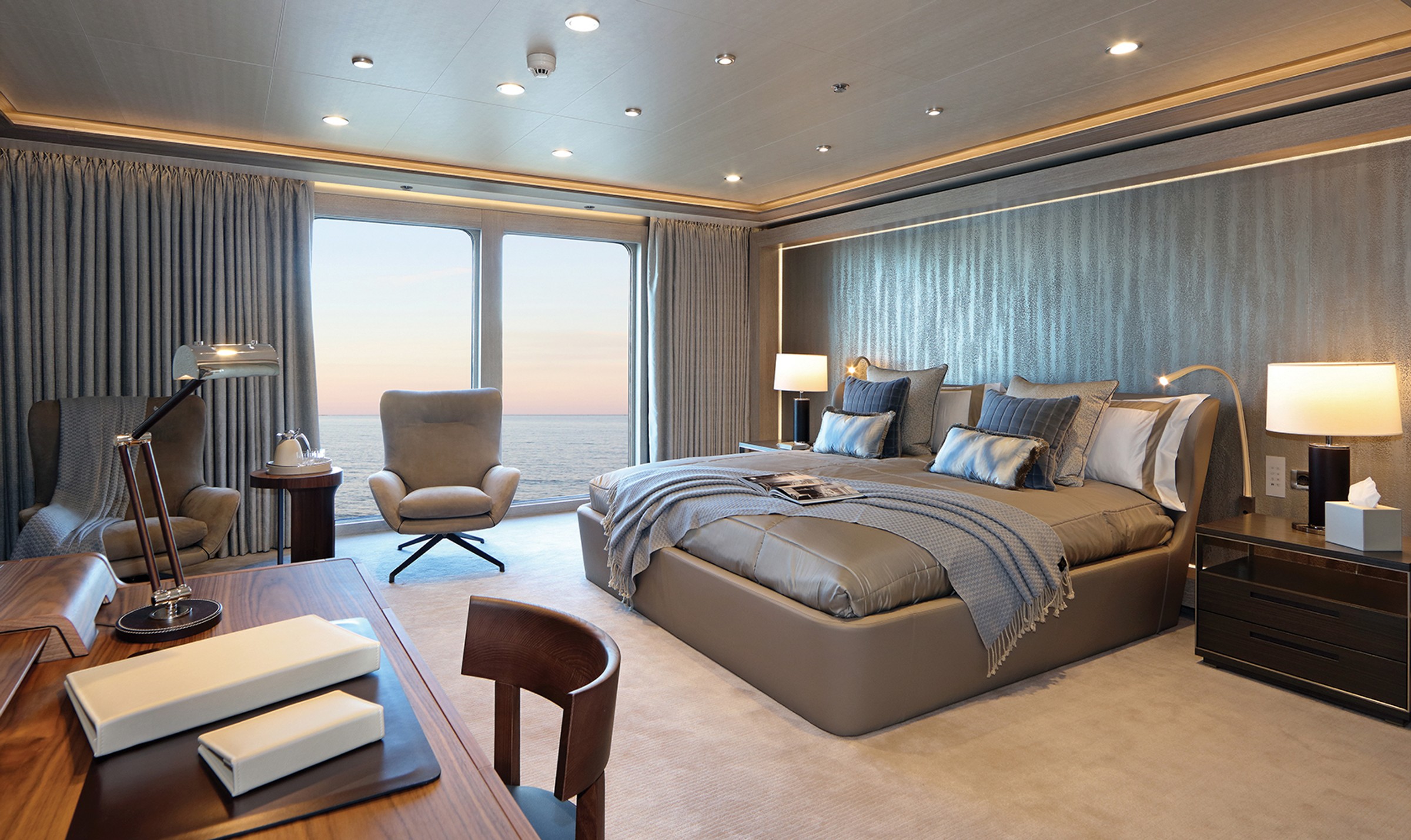 Andromeda, 107m new build superyacht, built by Kleven, designed by H2 Yacht Design — photograph 22