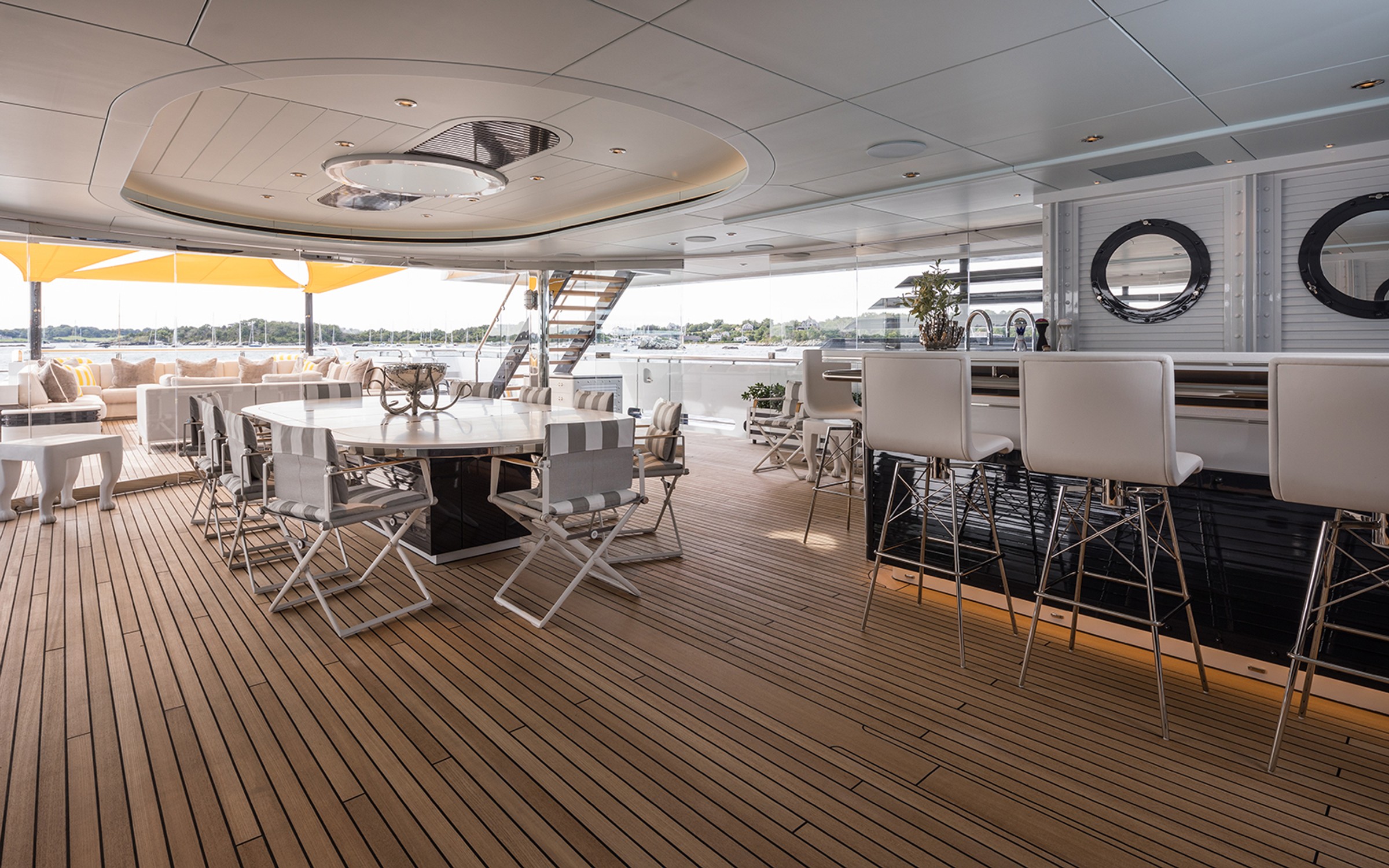 Scout, 64m new build superyacht, built by Hakvoort, designed by H2 Yacht Design — photograph 13