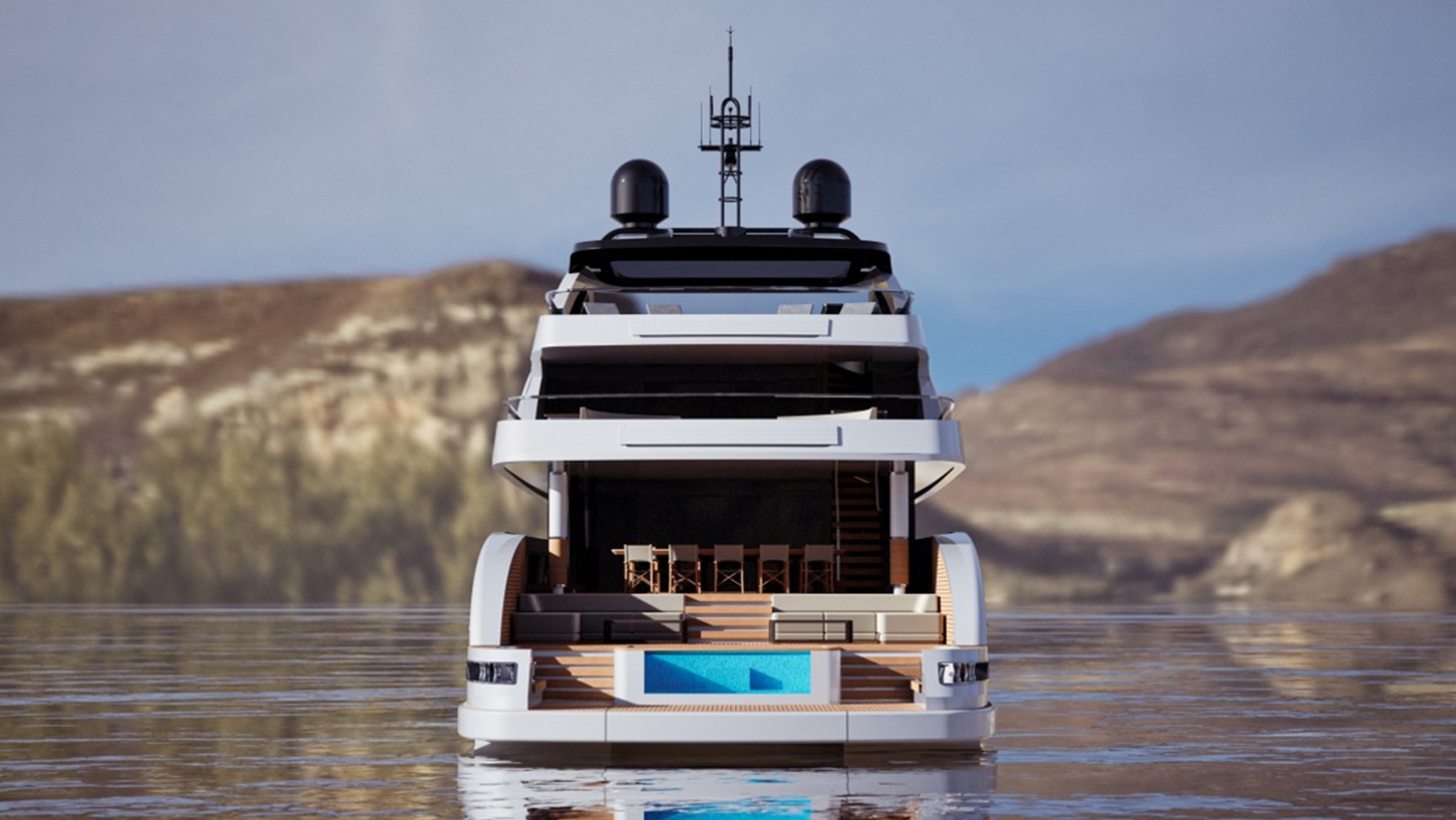 Lazzara UHV 160, 48m superyacht under construction, built by Lazzara Yachts, designed by H2 Yacht Design