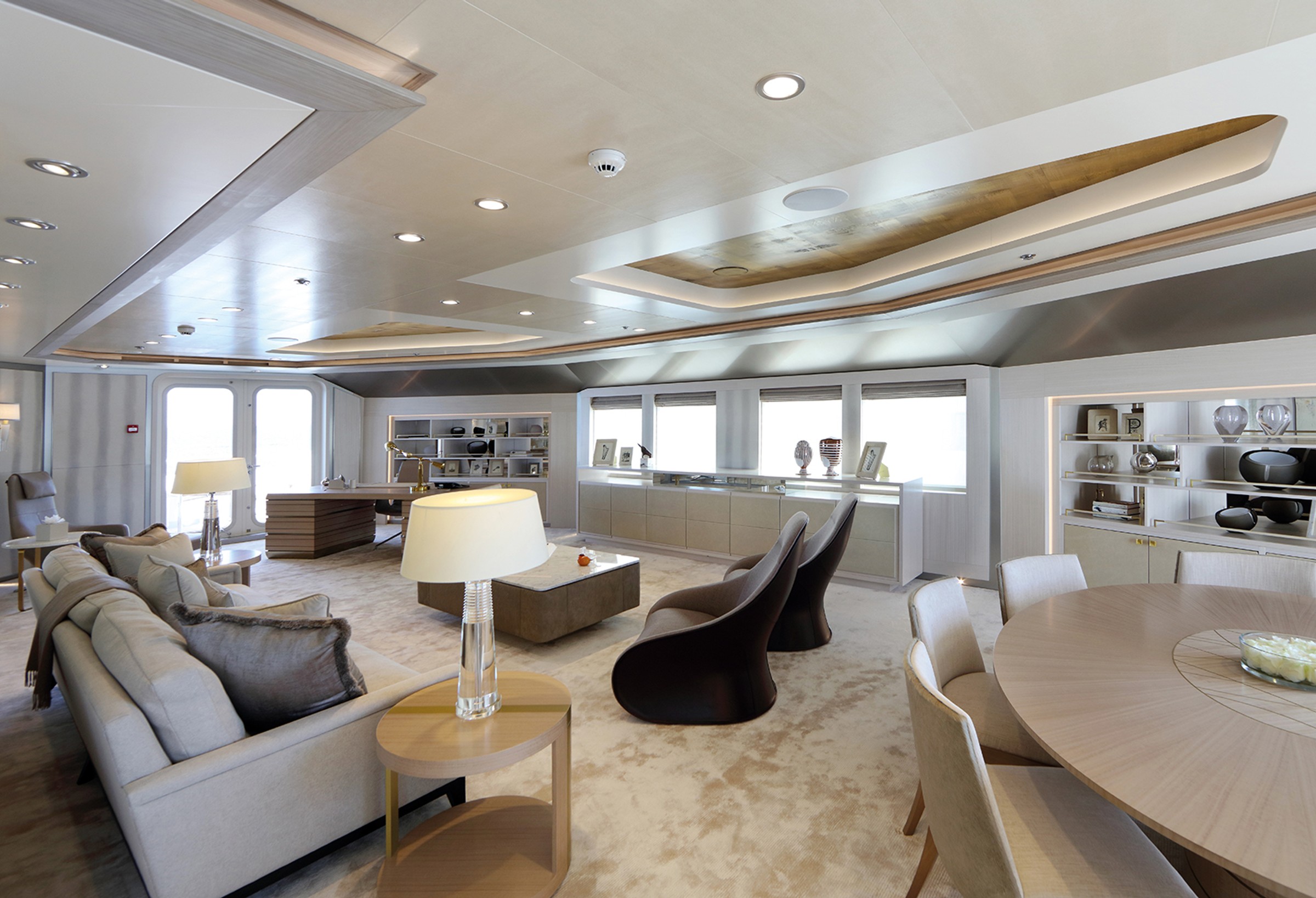 Andromeda, 107m new build superyacht, built by Kleven, designed by H2 Yacht Design — photograph 25