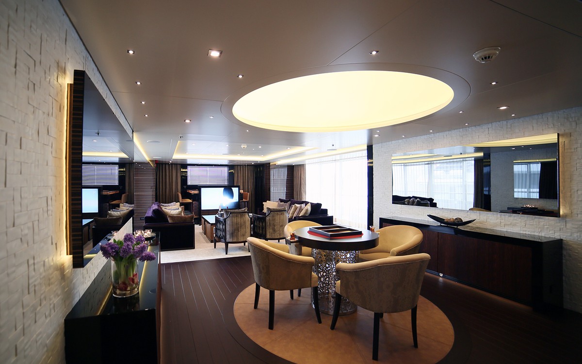 Dusur, 49.9m new build superyacht, built by Bilgin Yachts, designed by H2 Yacht Design — photograph 5