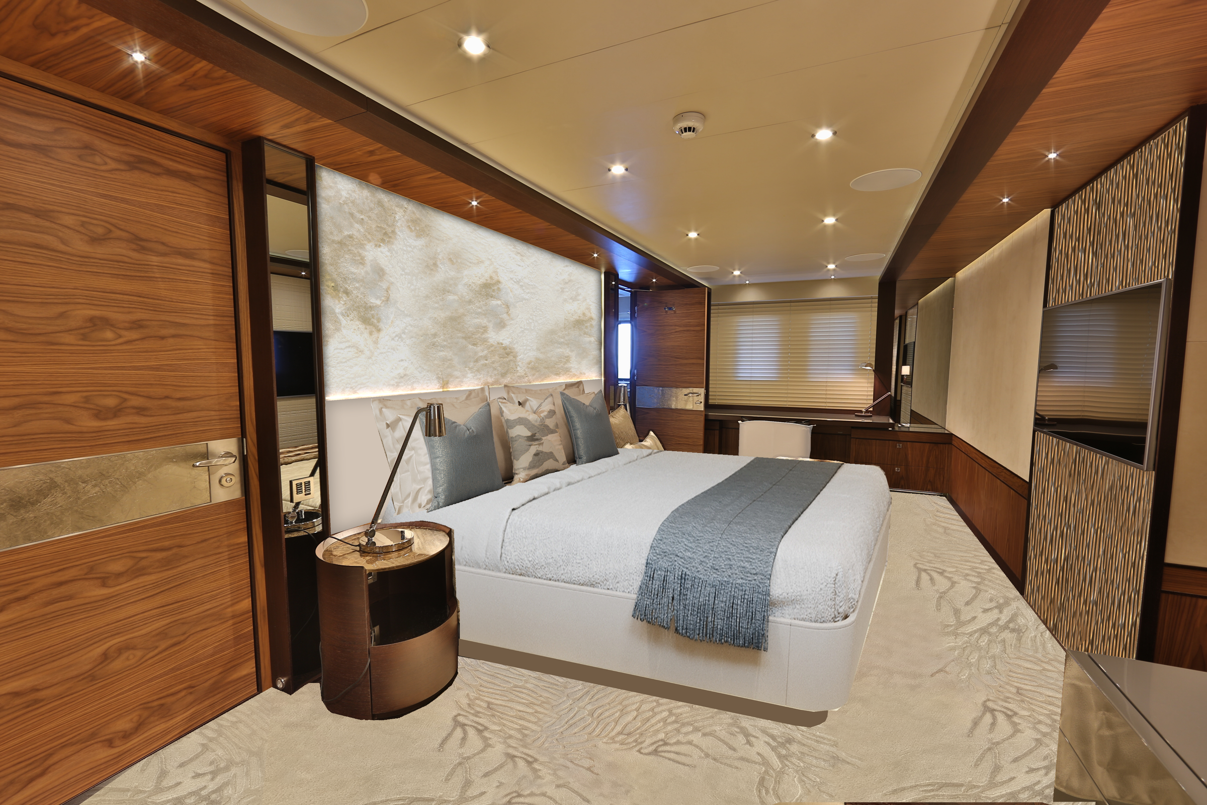 Quasar, 46m superyacht refit, built by Bilgin Yachts, designed by H2 Yacht Design — photograph 1